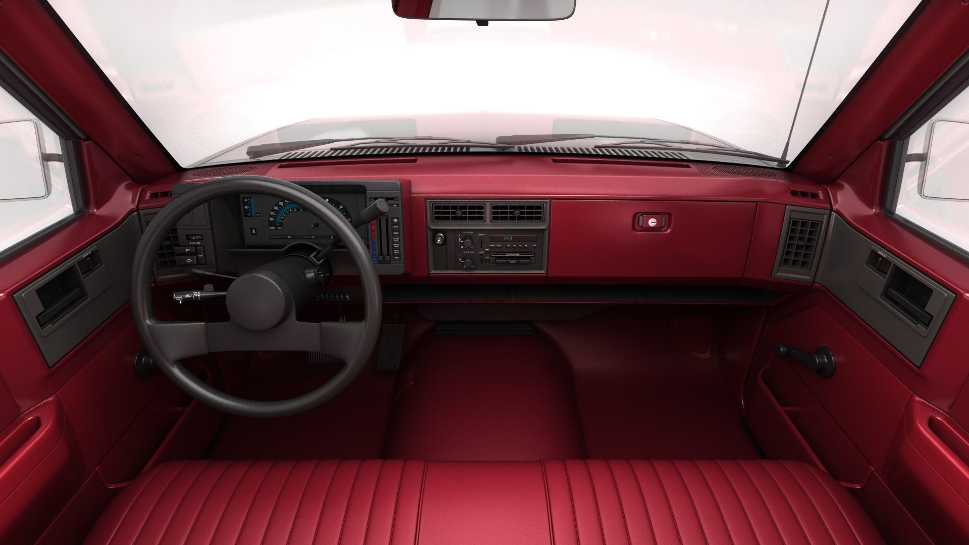 GENERIC PICKUP TRUCK 28 3D model_14