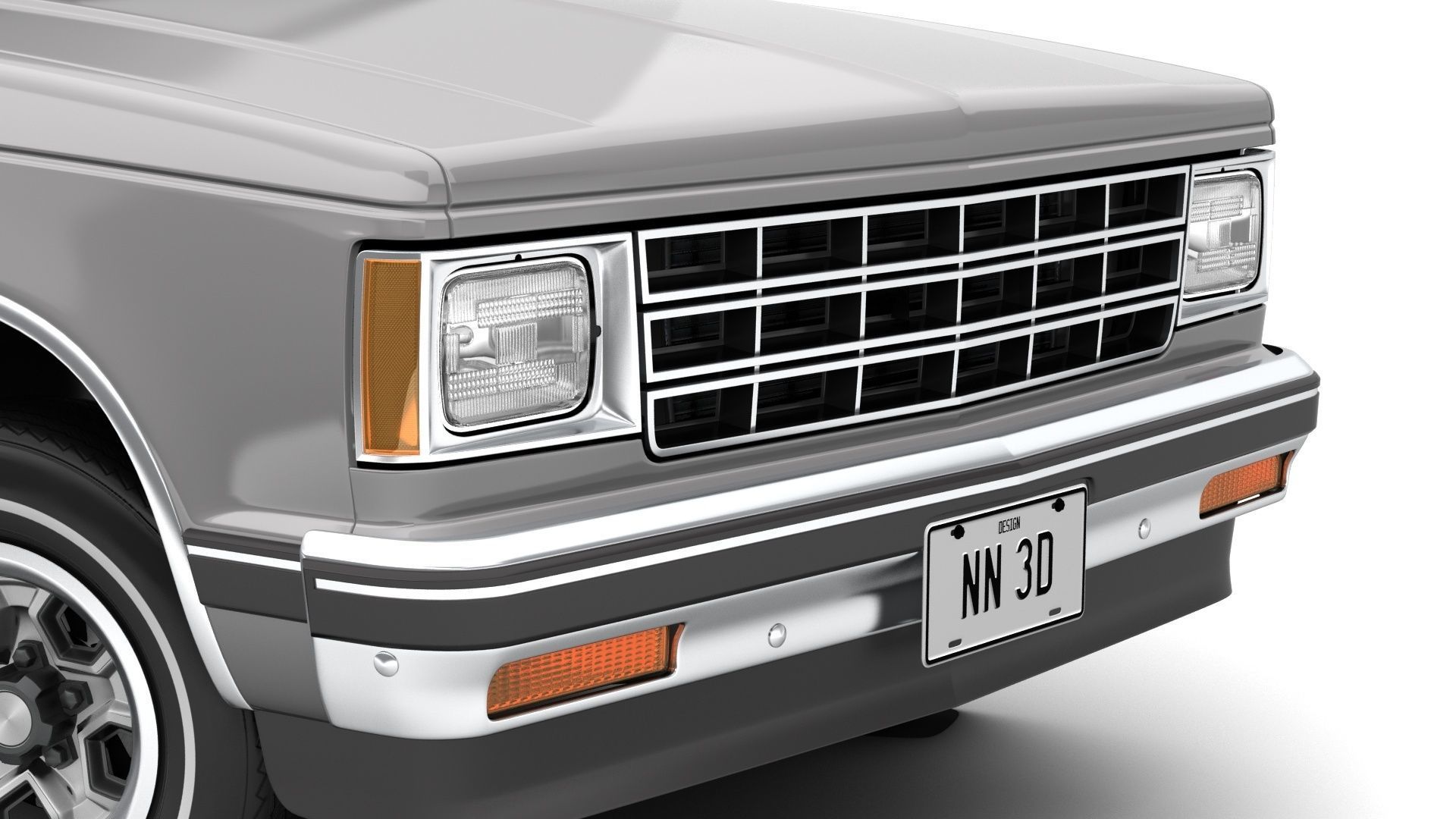 GENERIC PICKUP TRUCK 28 3D model_10