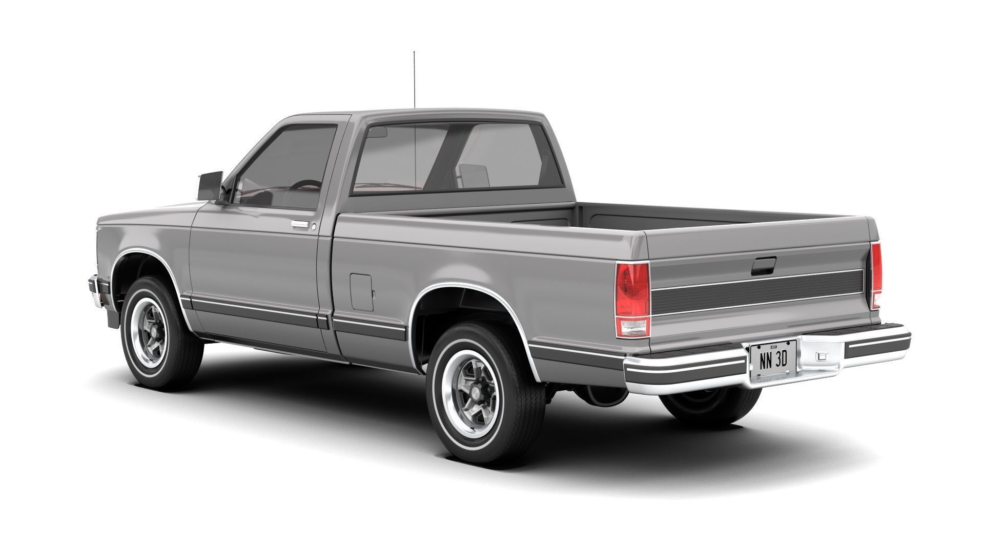 GENERIC PICKUP TRUCK 28 3D model_3