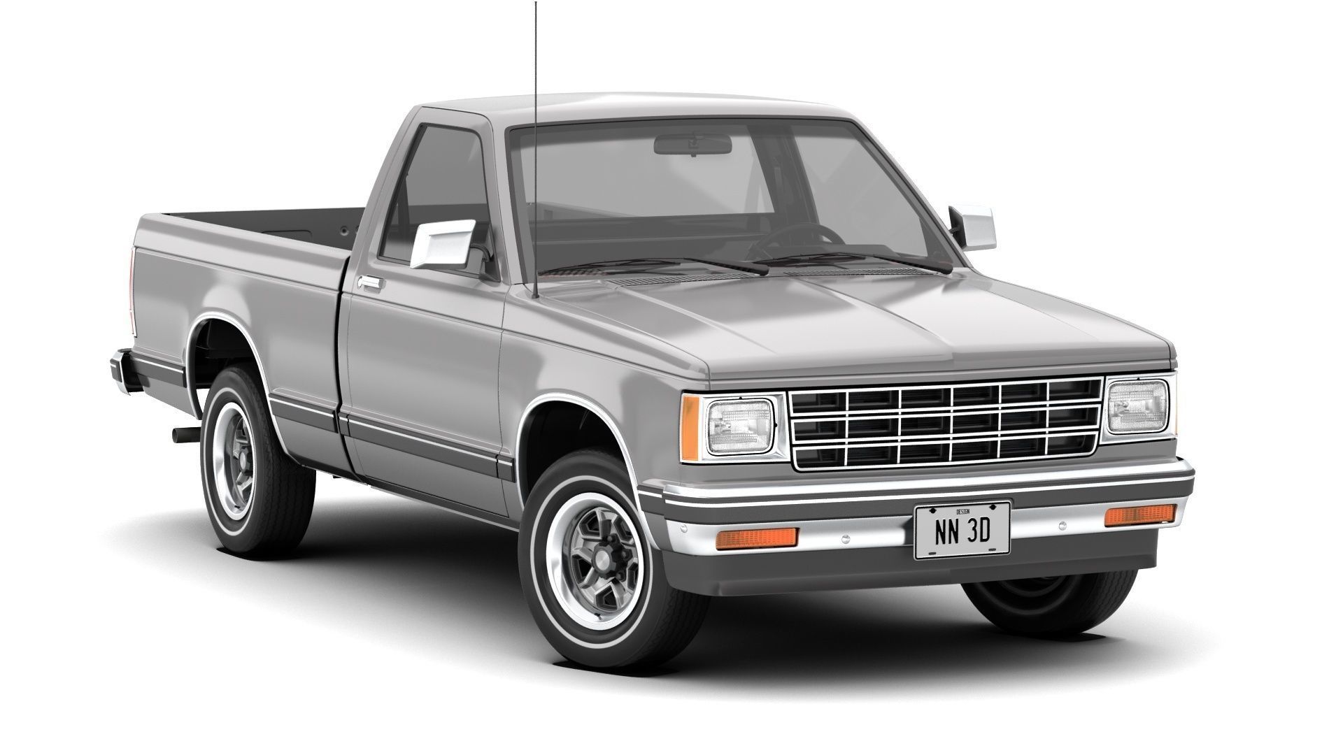 GENERIC PICKUP TRUCK 28 3D model_2