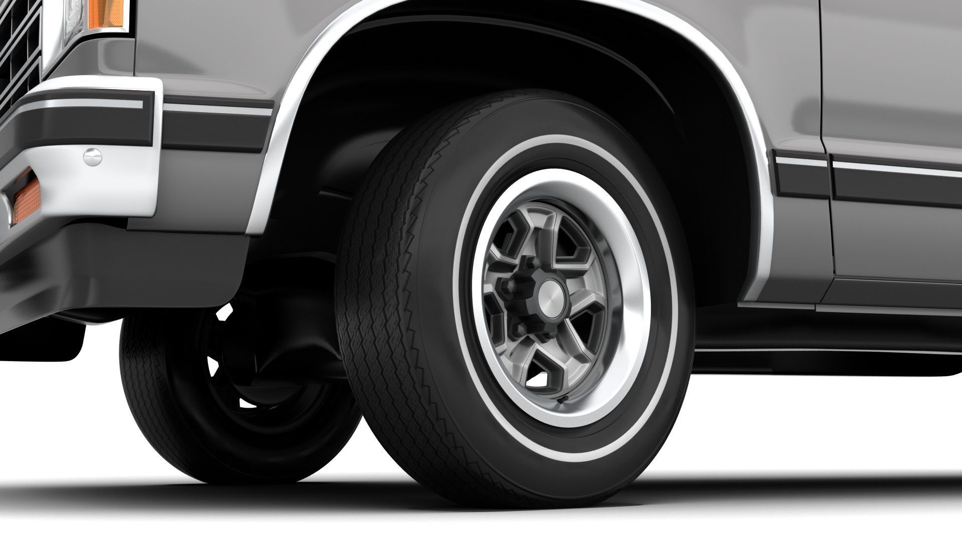 GENERIC PICKUP TRUCK 28 3D model_7