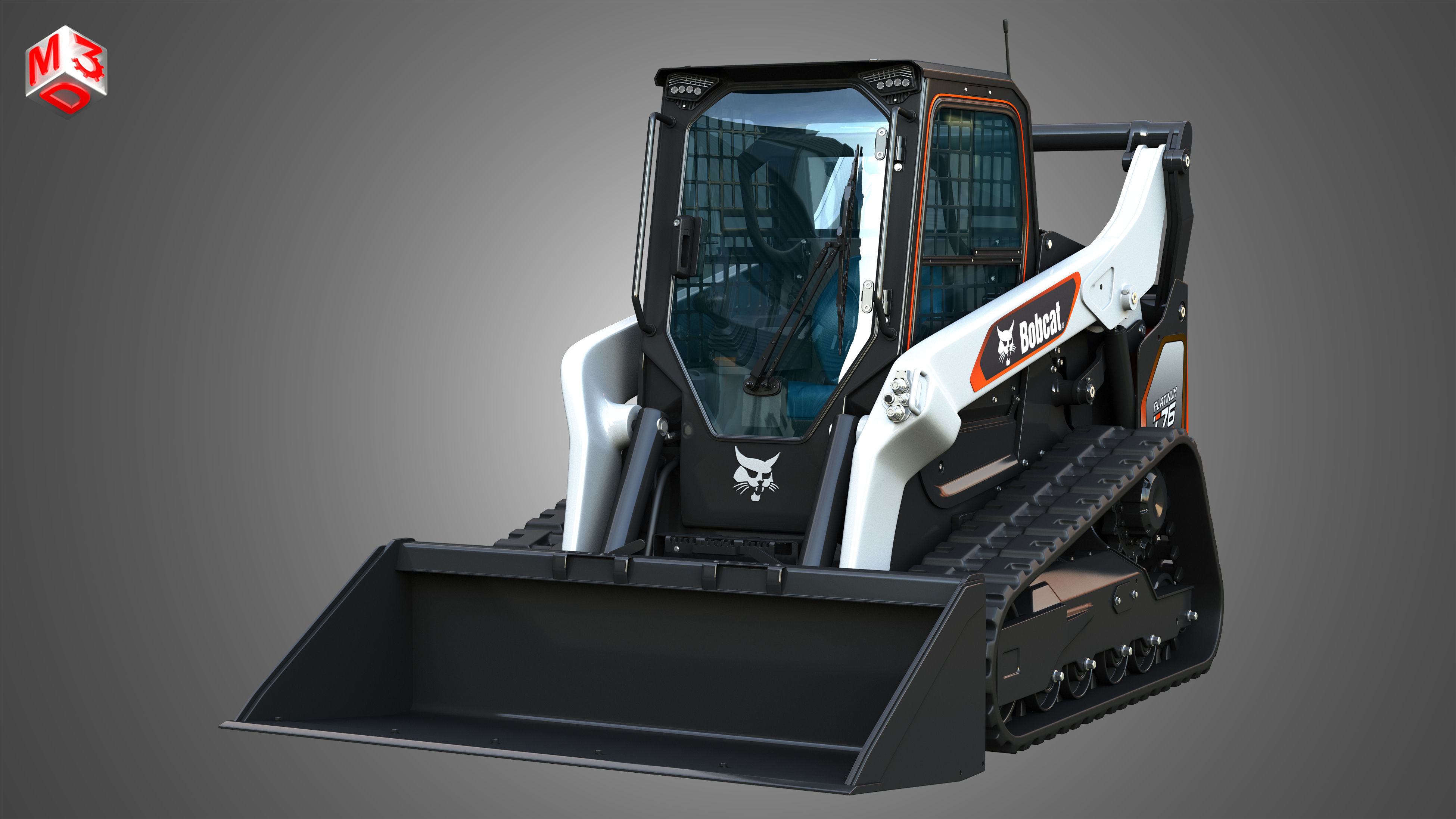 T76 Platinum Compact Track Loader - Bucket 3D model_14