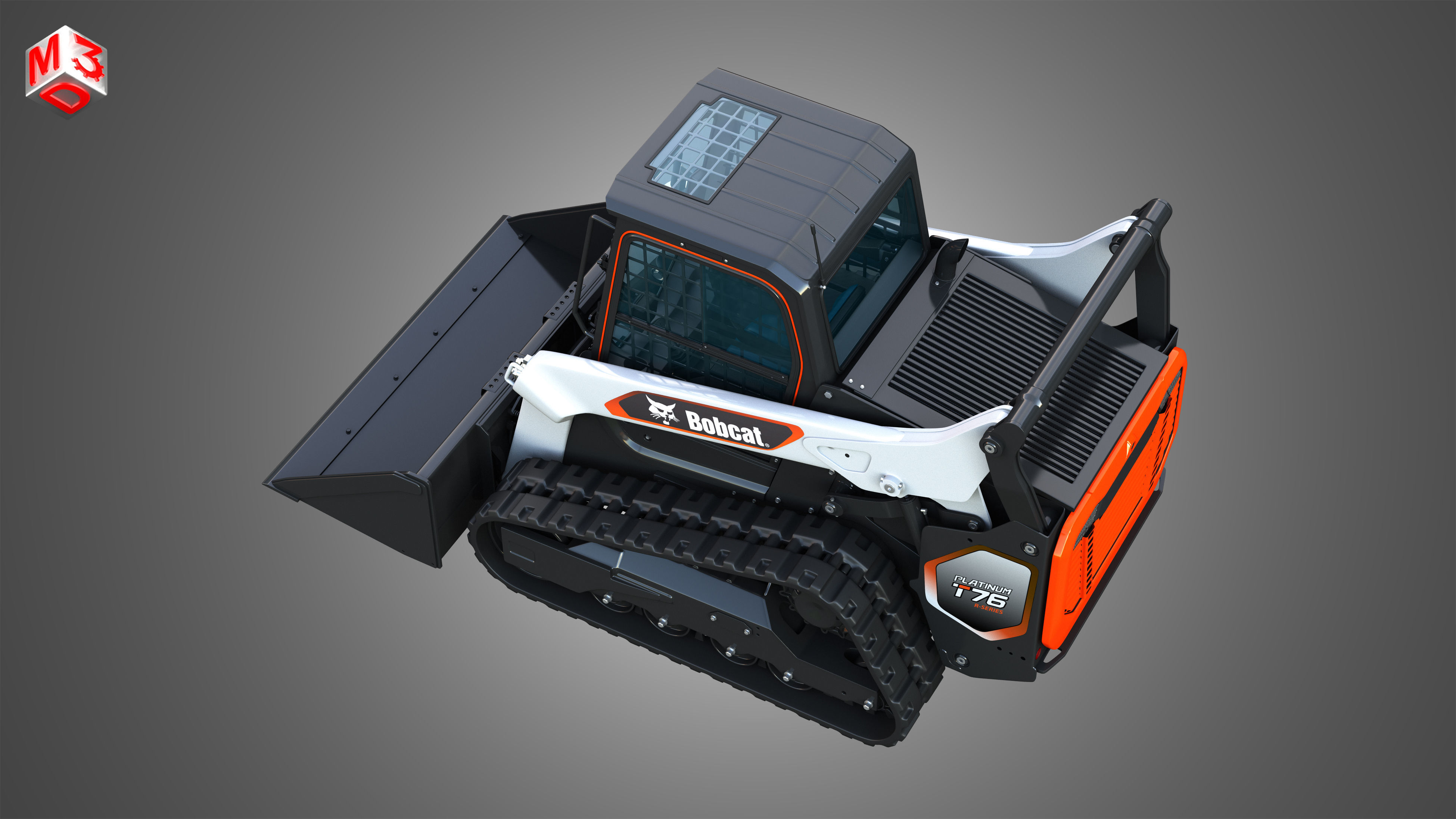 T76 Platinum Compact Track Loader - Bucket 3D model_25