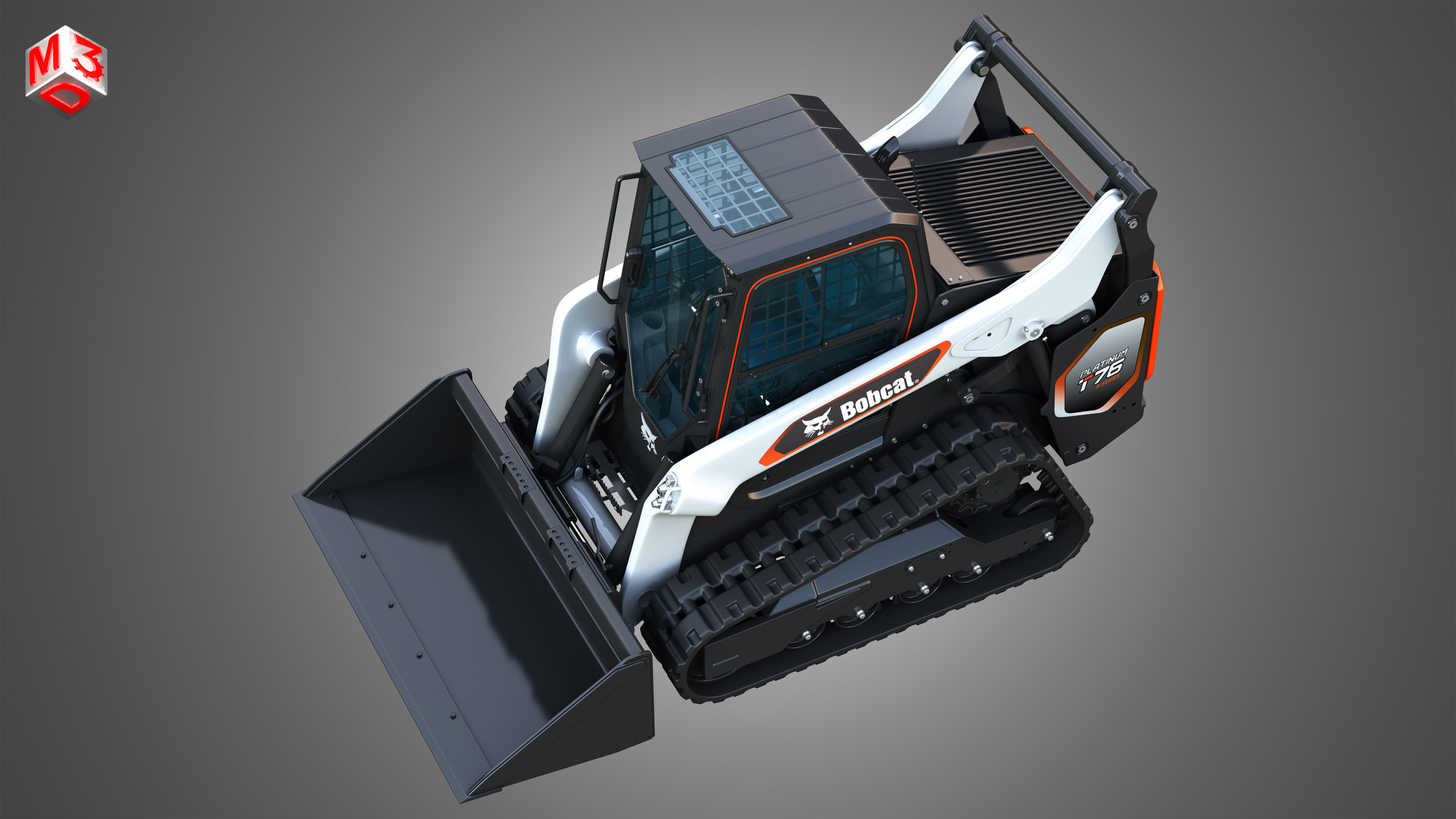 T76 Platinum Compact Track Loader - Bucket 3D model_22