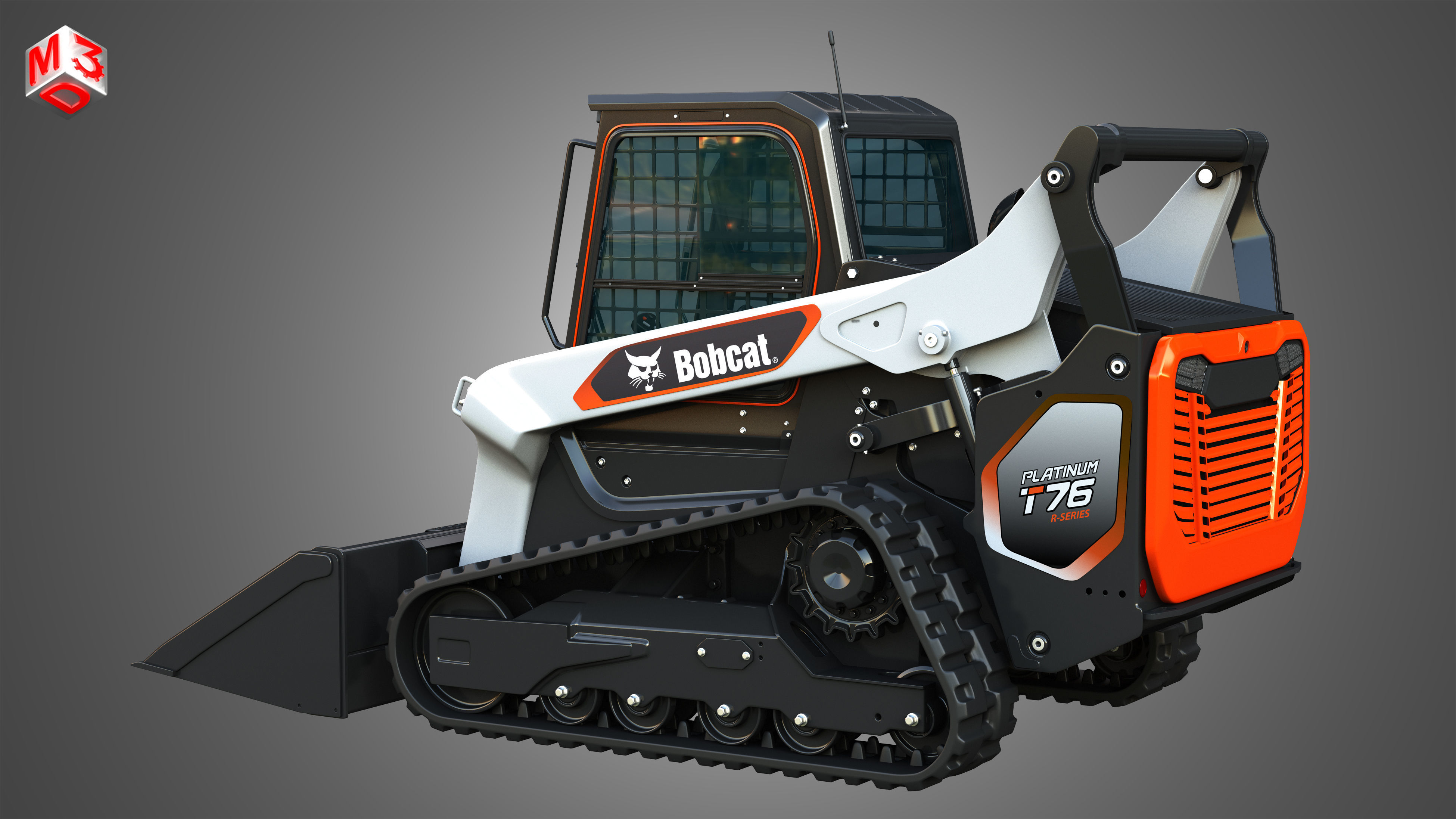 T76 Platinum Compact Track Loader - Bucket 3D model_21
