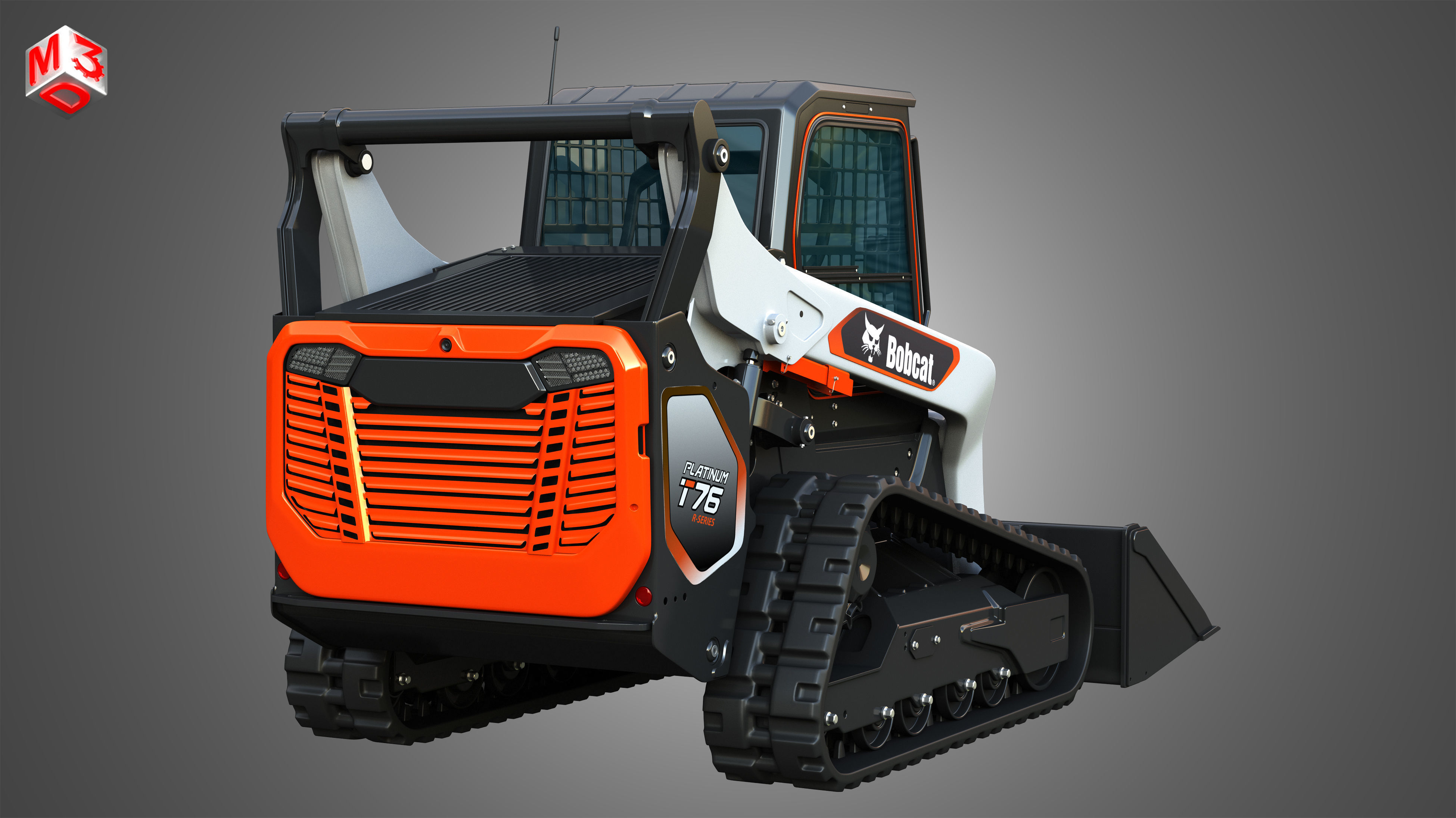 T76 Platinum Compact Track Loader - Bucket 3D model_15
