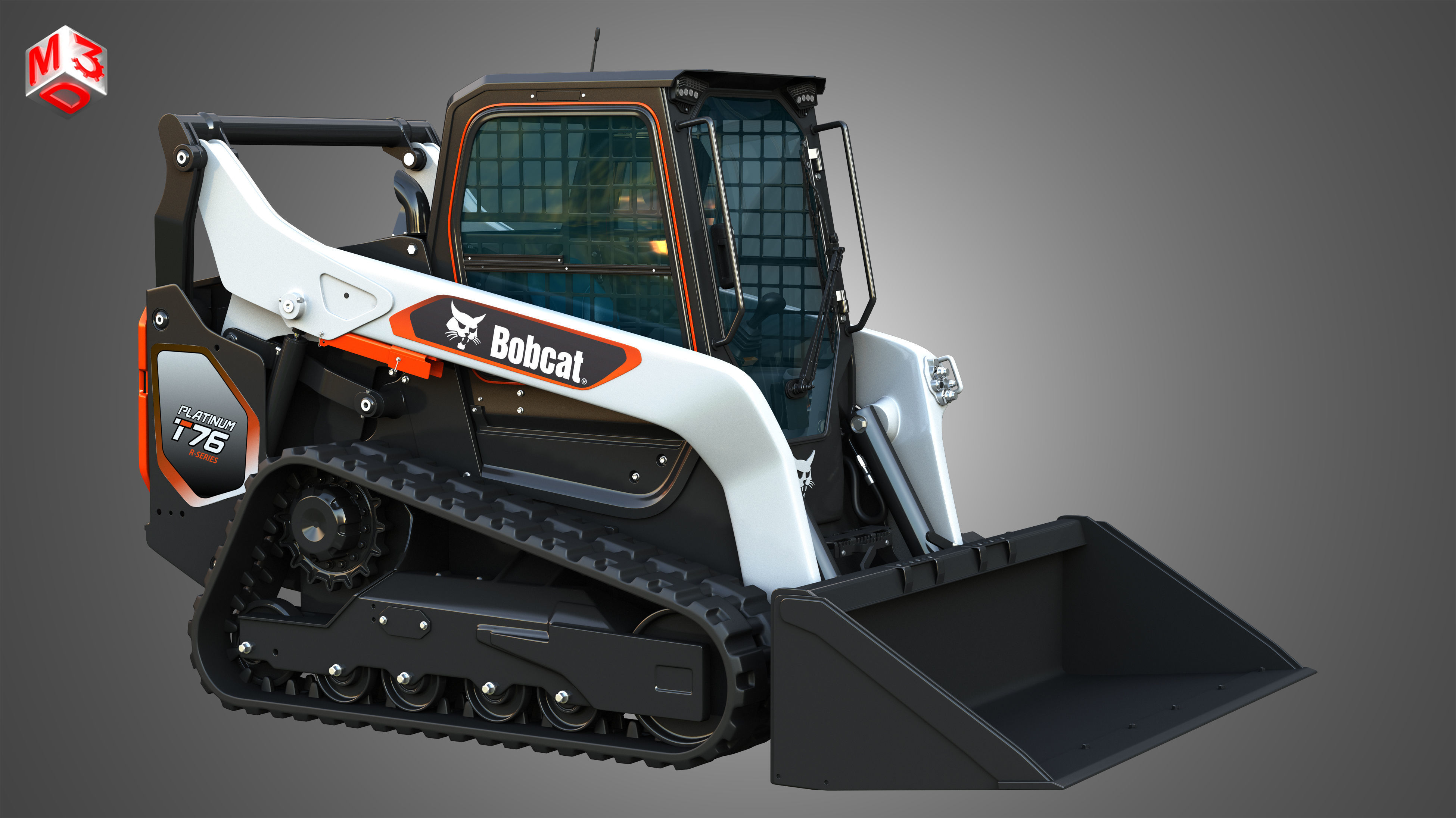 T76 Platinum Compact Track Loader - Bucket 3D model_20
