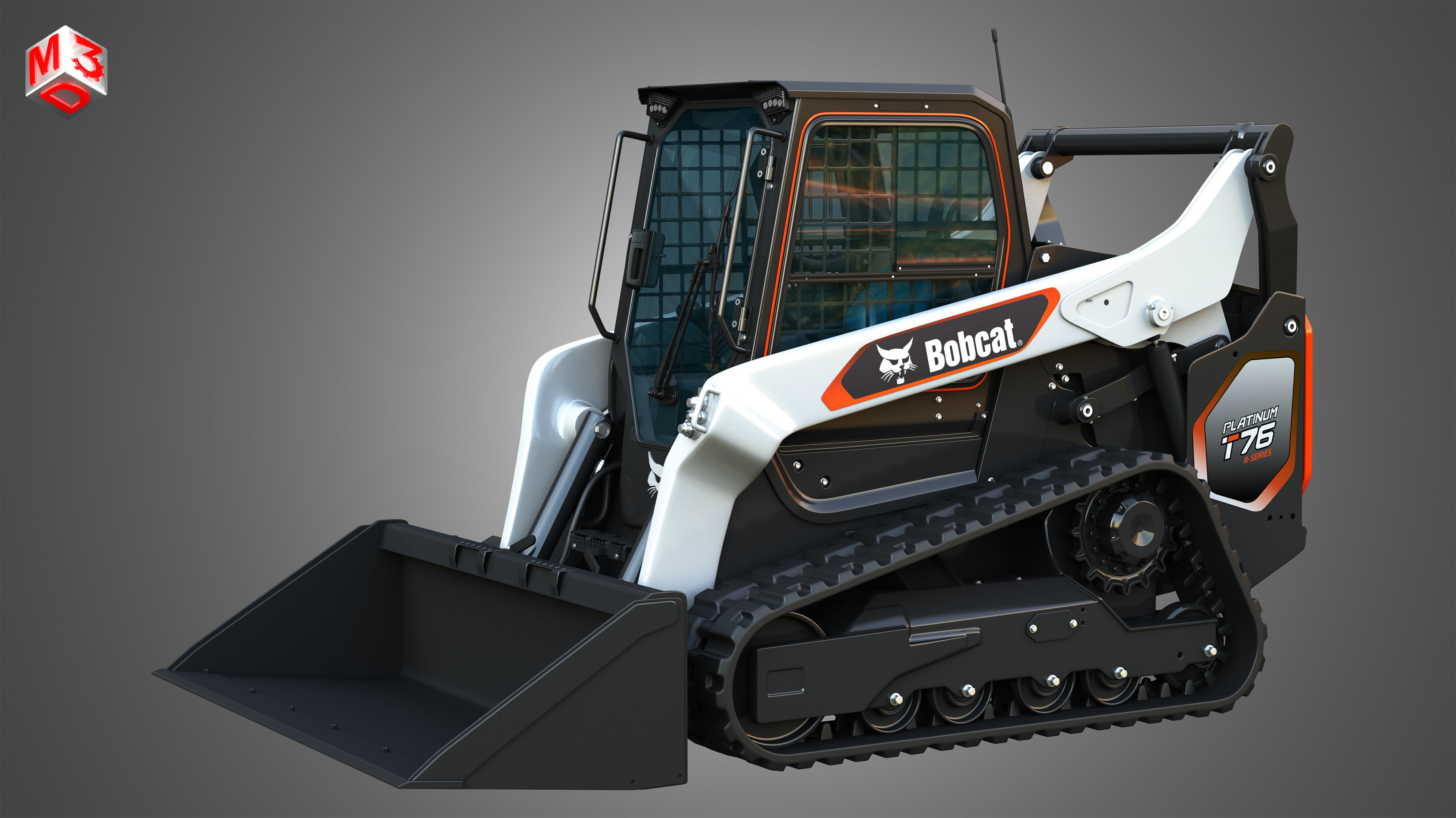 T76 Platinum Compact Track Loader - Bucket 3D model_18