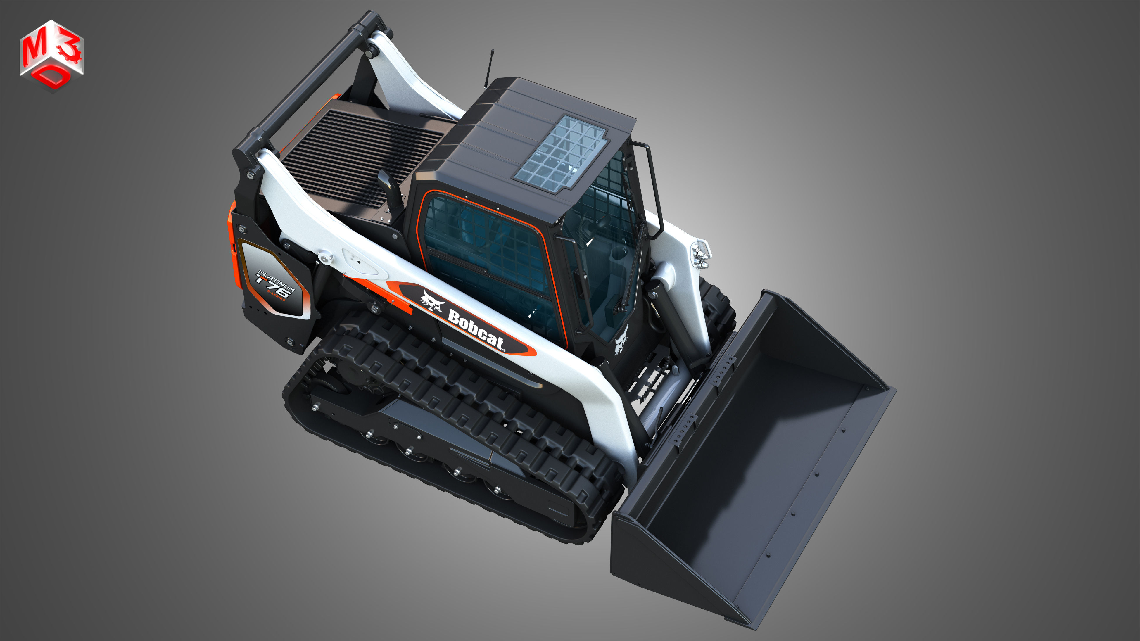 T76 Platinum Compact Track Loader - Bucket 3D model_24