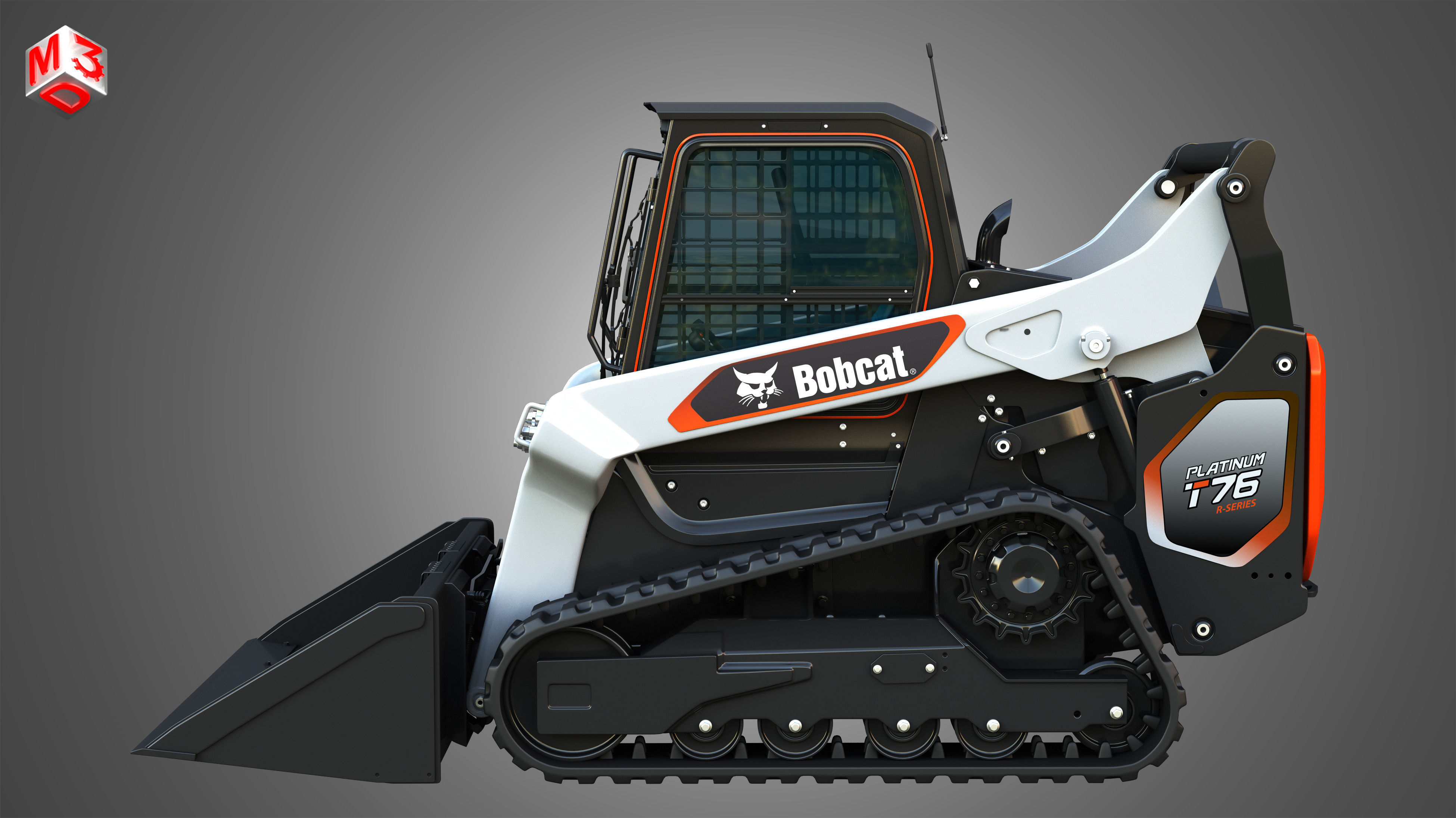 T76 Platinum Compact Track Loader - Bucket 3D model_8