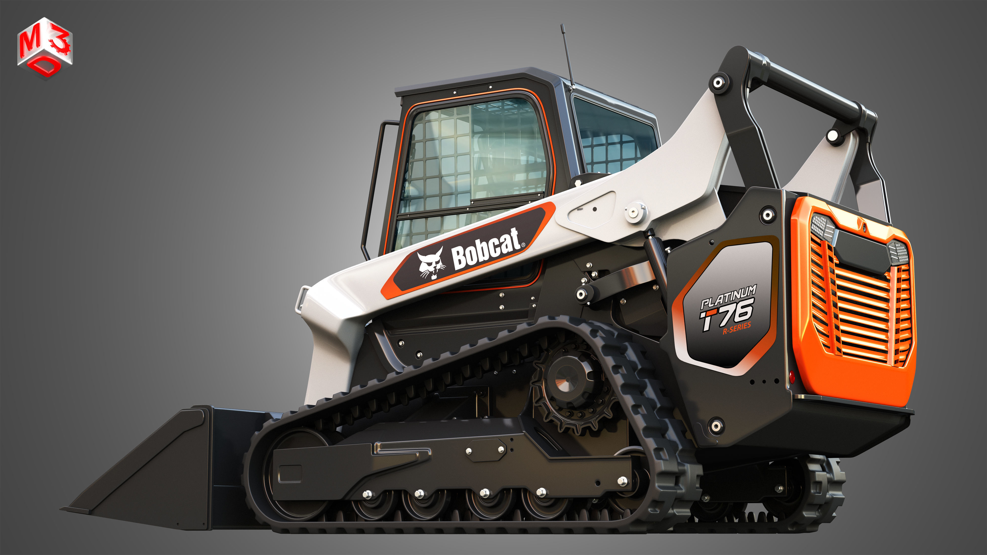 T76 Platinum Compact Track Loader - Bucket 3D model_13