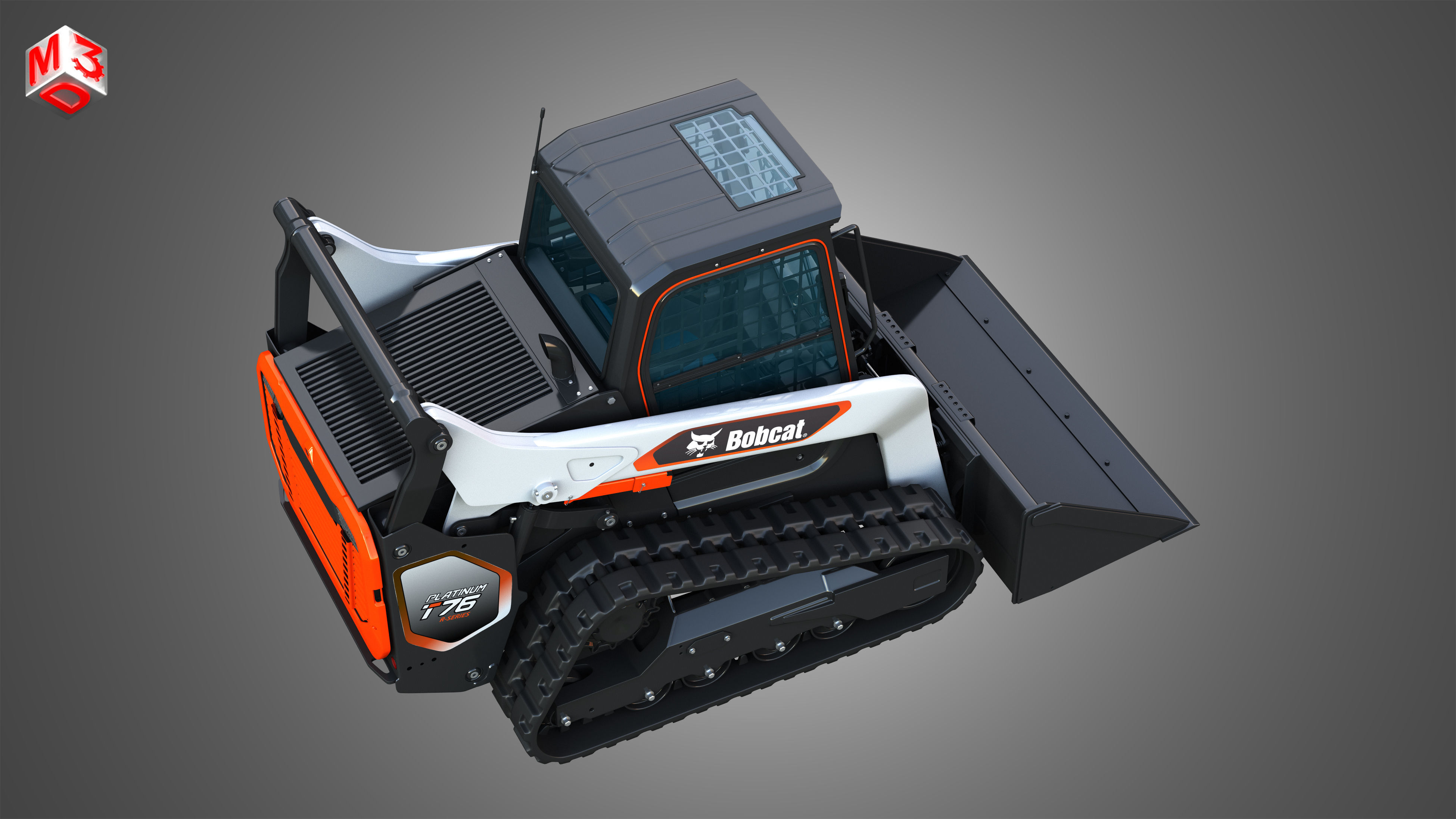 T76 Platinum Compact Track Loader - Bucket 3D model_23
