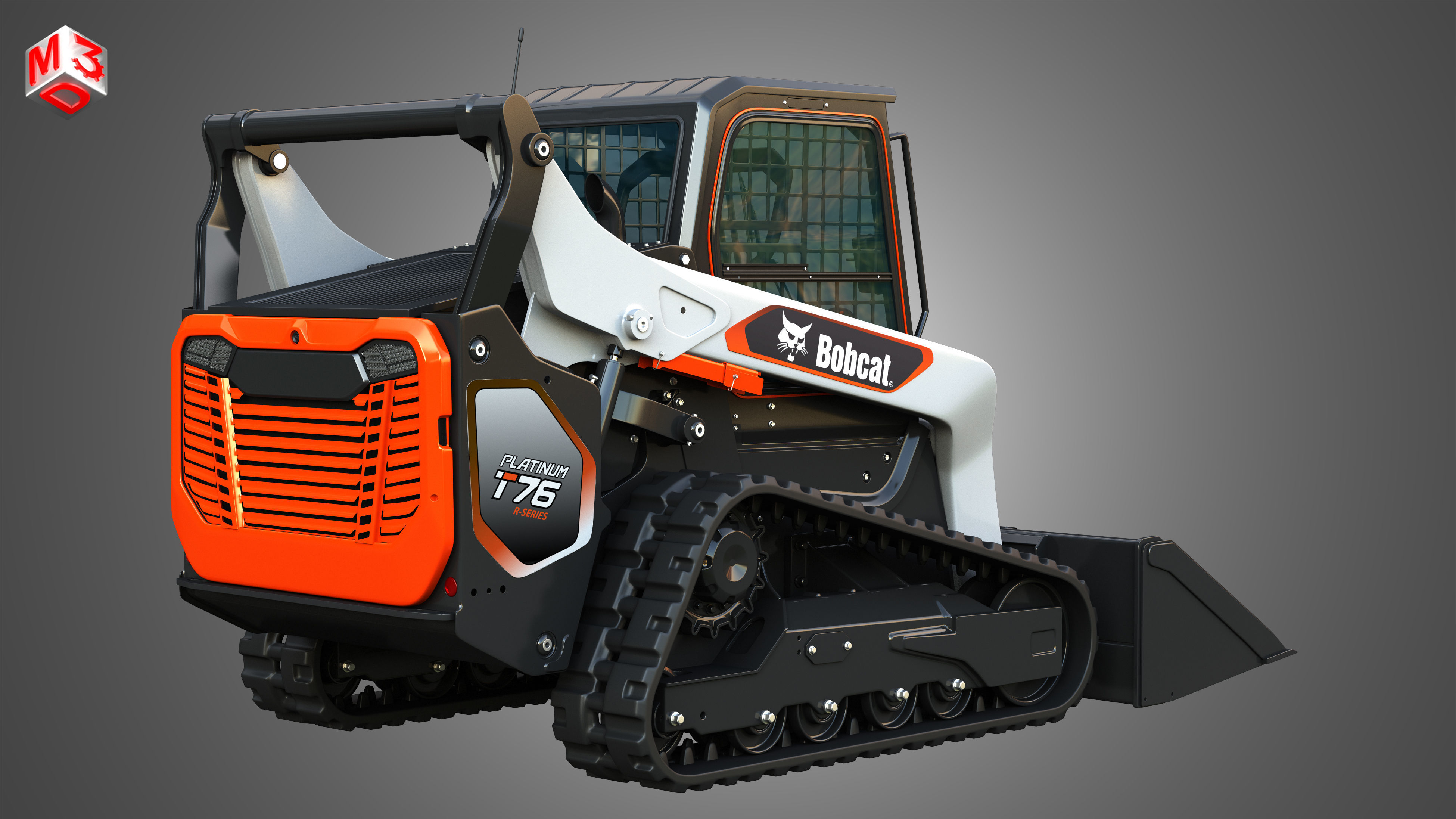 T76 Platinum Compact Track Loader - Bucket 3D model_5