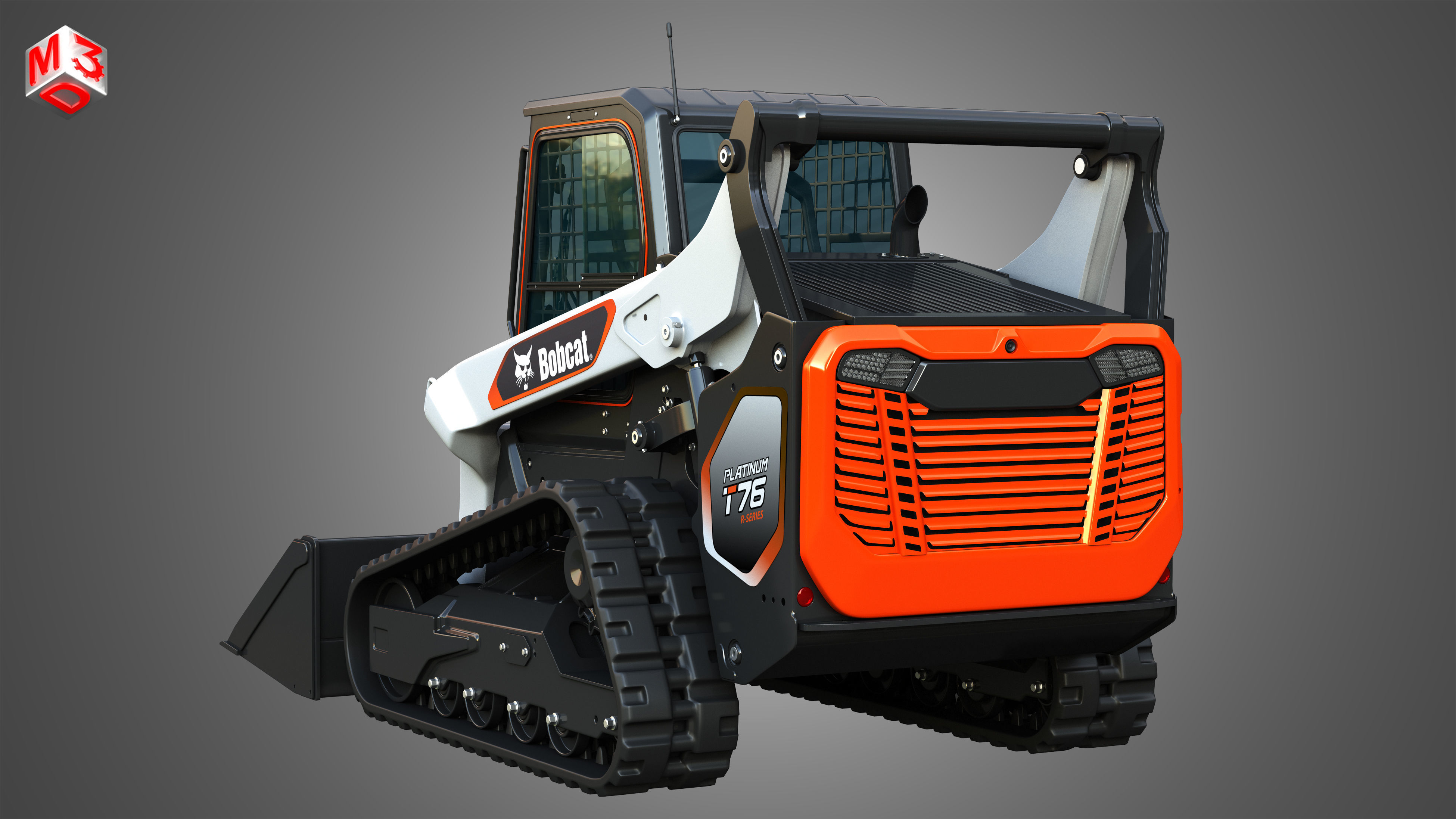 T76 Platinum Compact Track Loader - Bucket 3D model_17