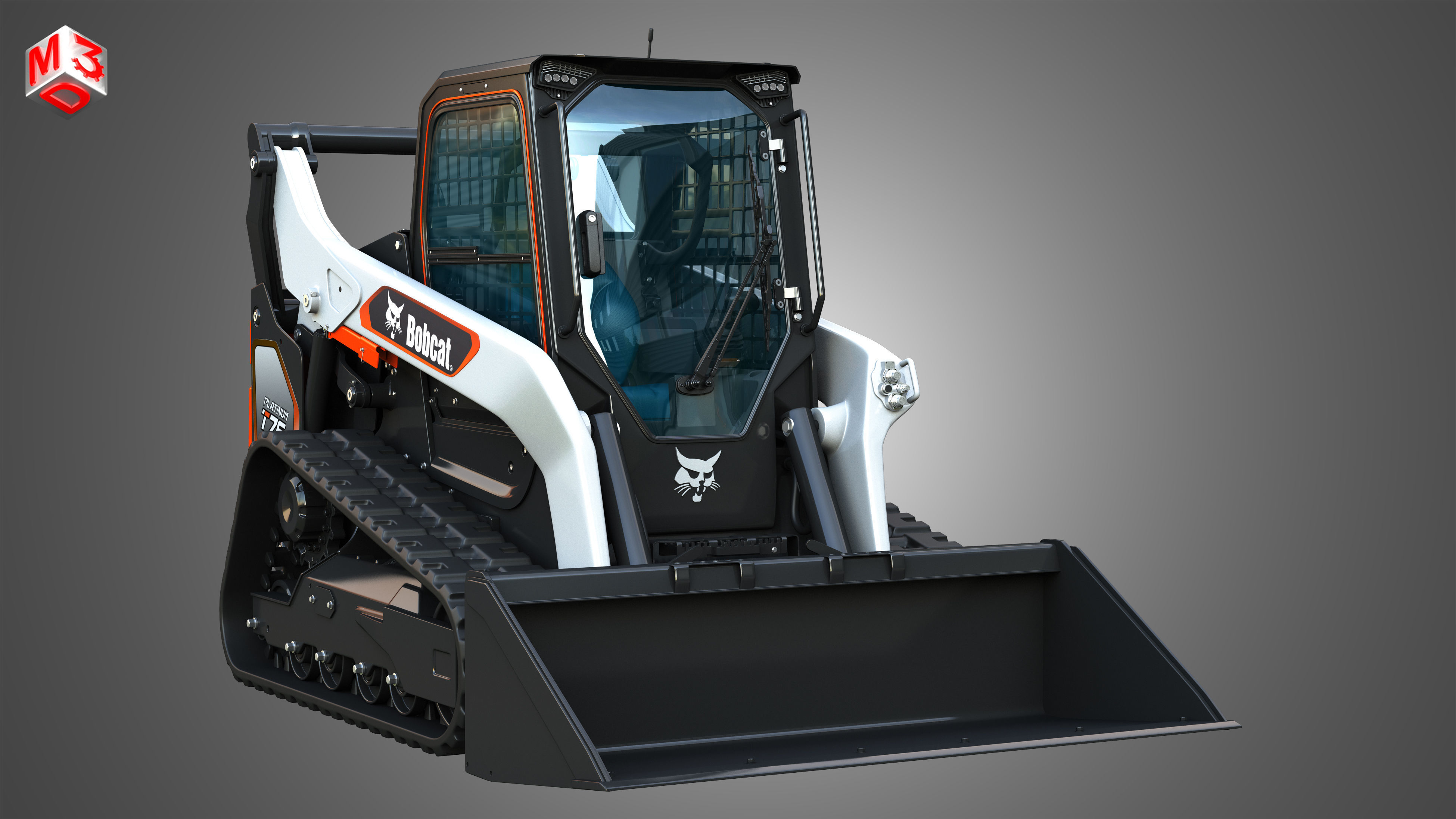T76 Platinum Compact Track Loader - Bucket 3D model_16