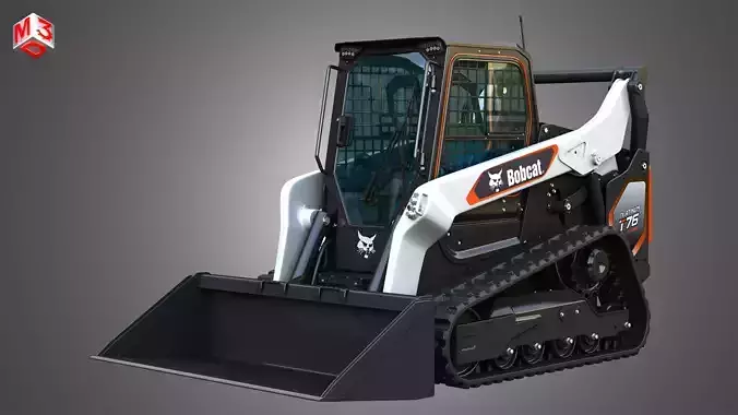 T76 Platinum Compact Track Loader - Bucket 3D model