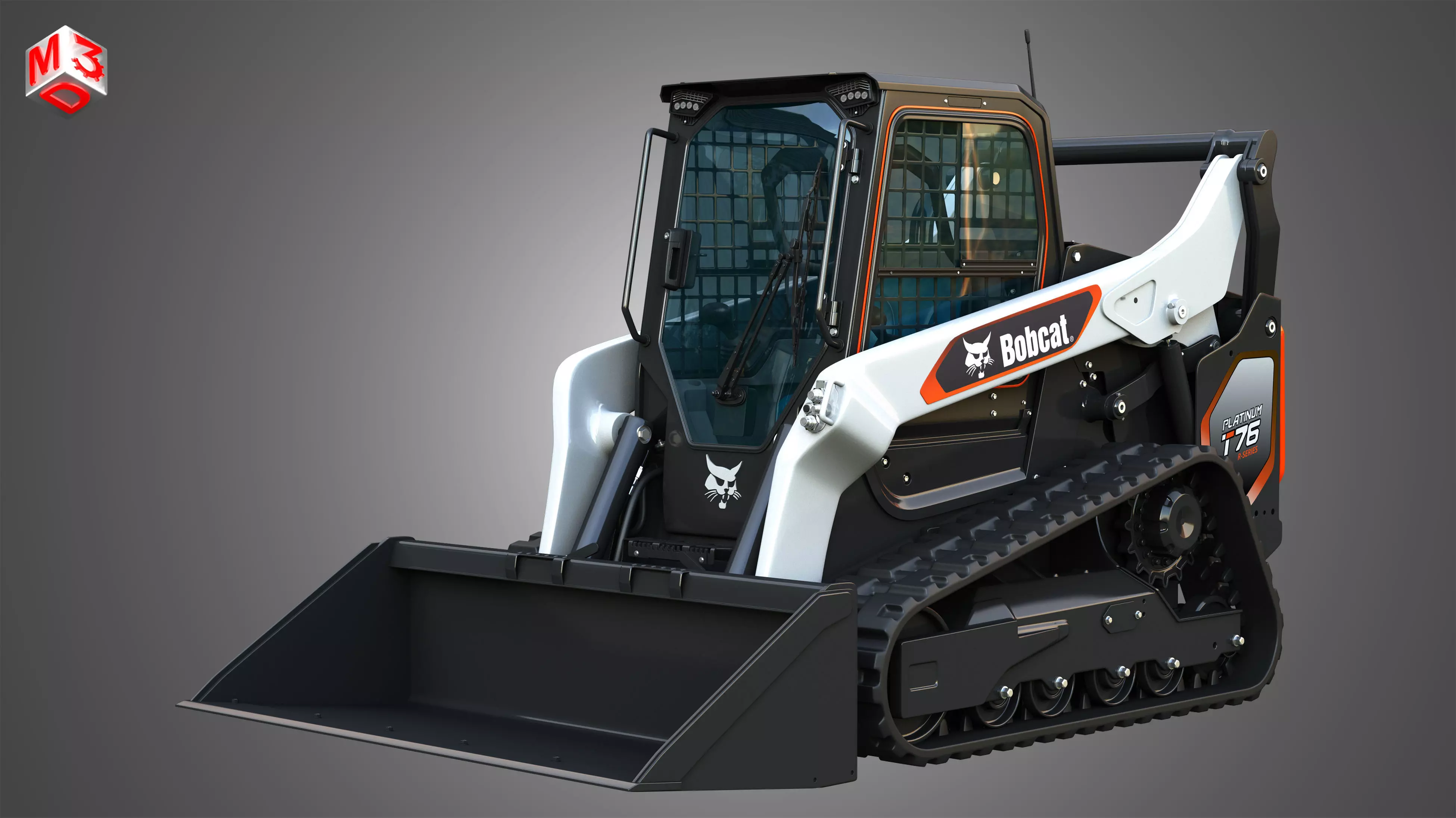 T76 Platinum Compact Track Loader - Bucket 3D model_0