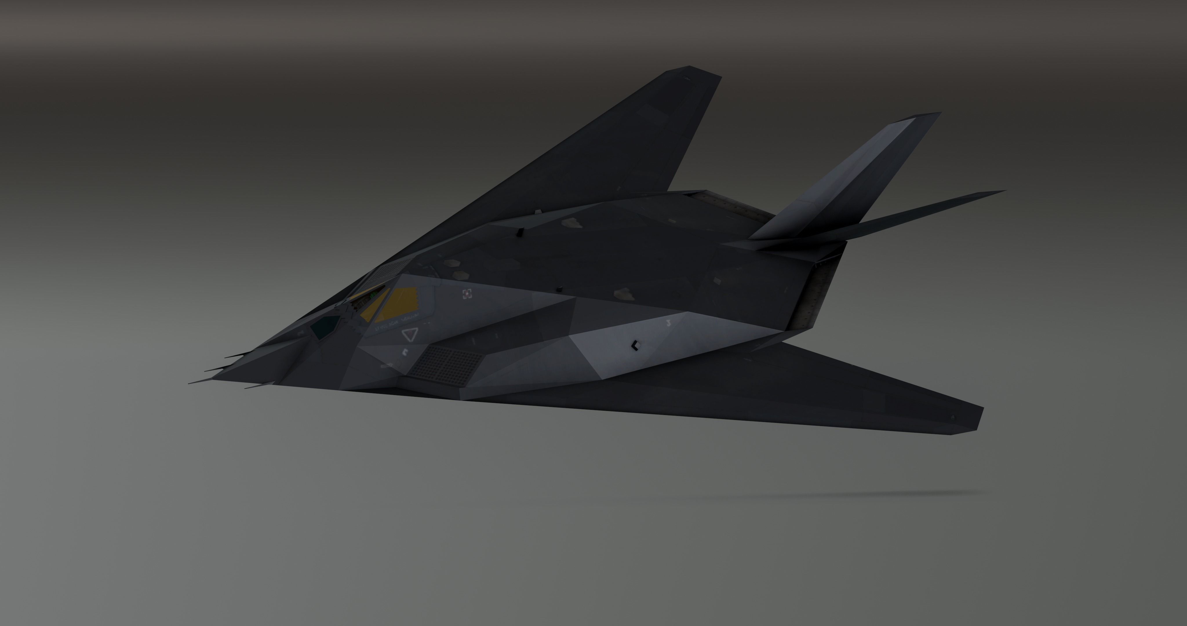 Pack Falcon Fighter Jets - 14 Aircrafts Low-poly 3D model_1
