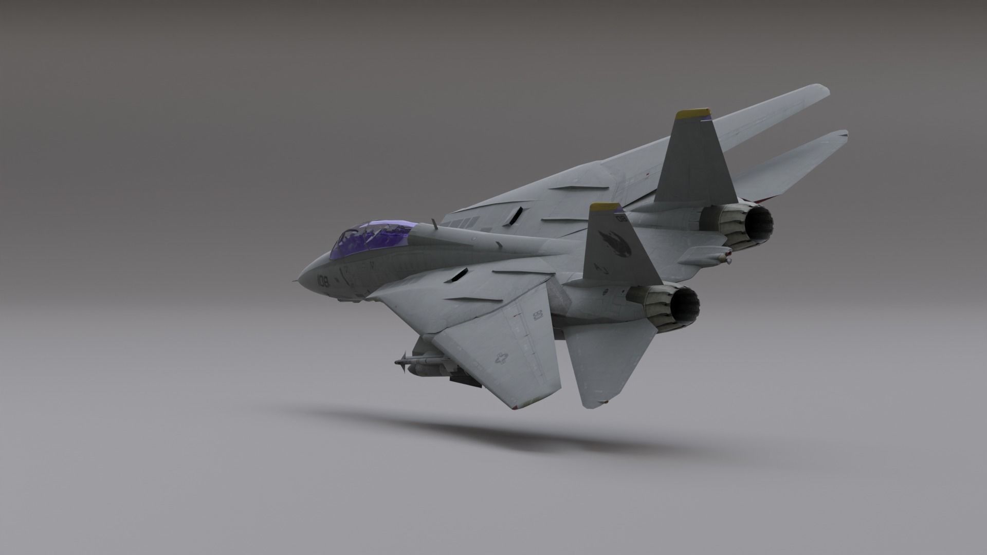 Pack Falcon Fighter Jets - 14 Aircrafts Low-poly 3D model_66