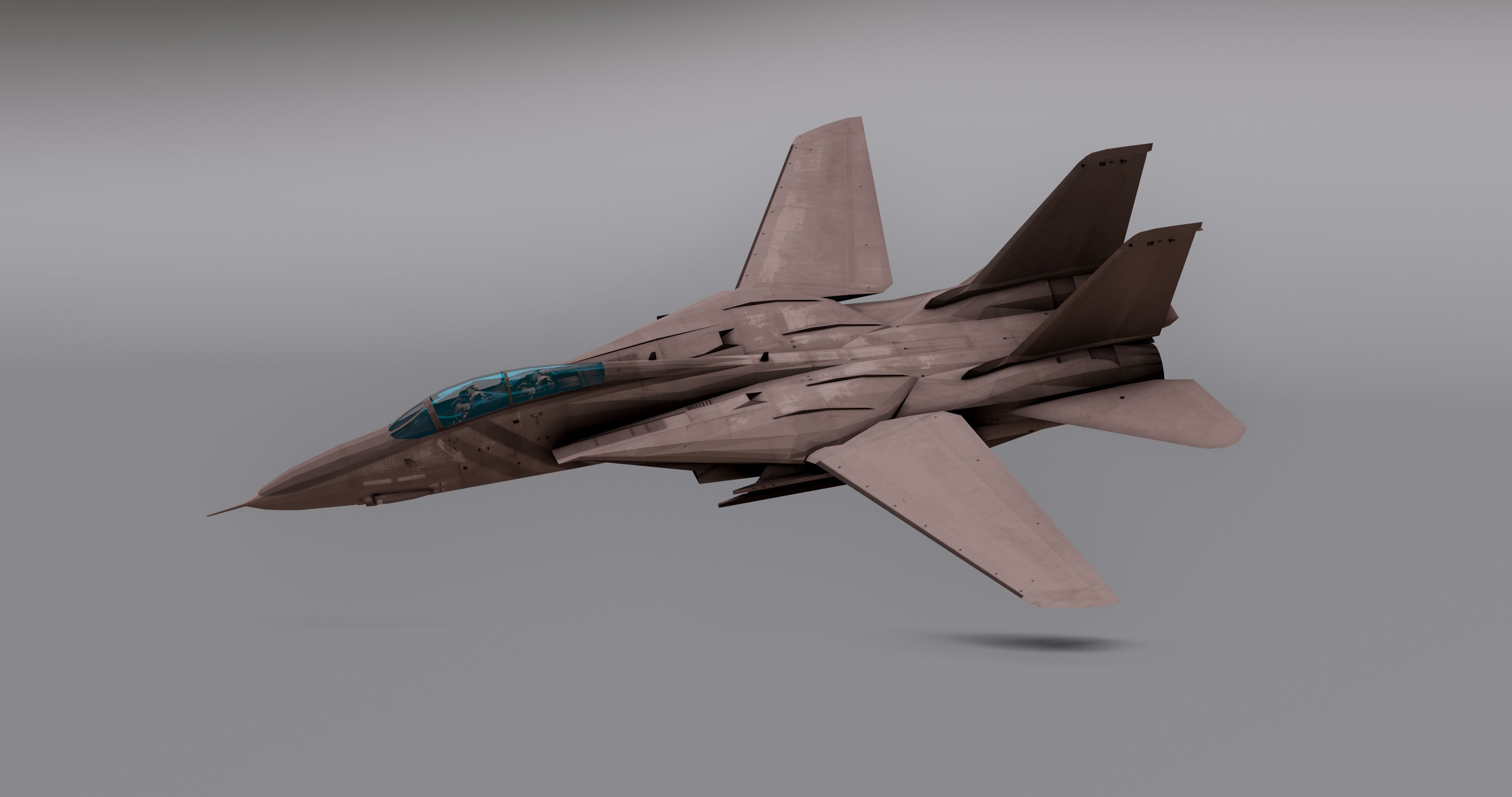 Pack Falcon Fighter Jets - 14 Aircrafts Low-poly 3D model_73