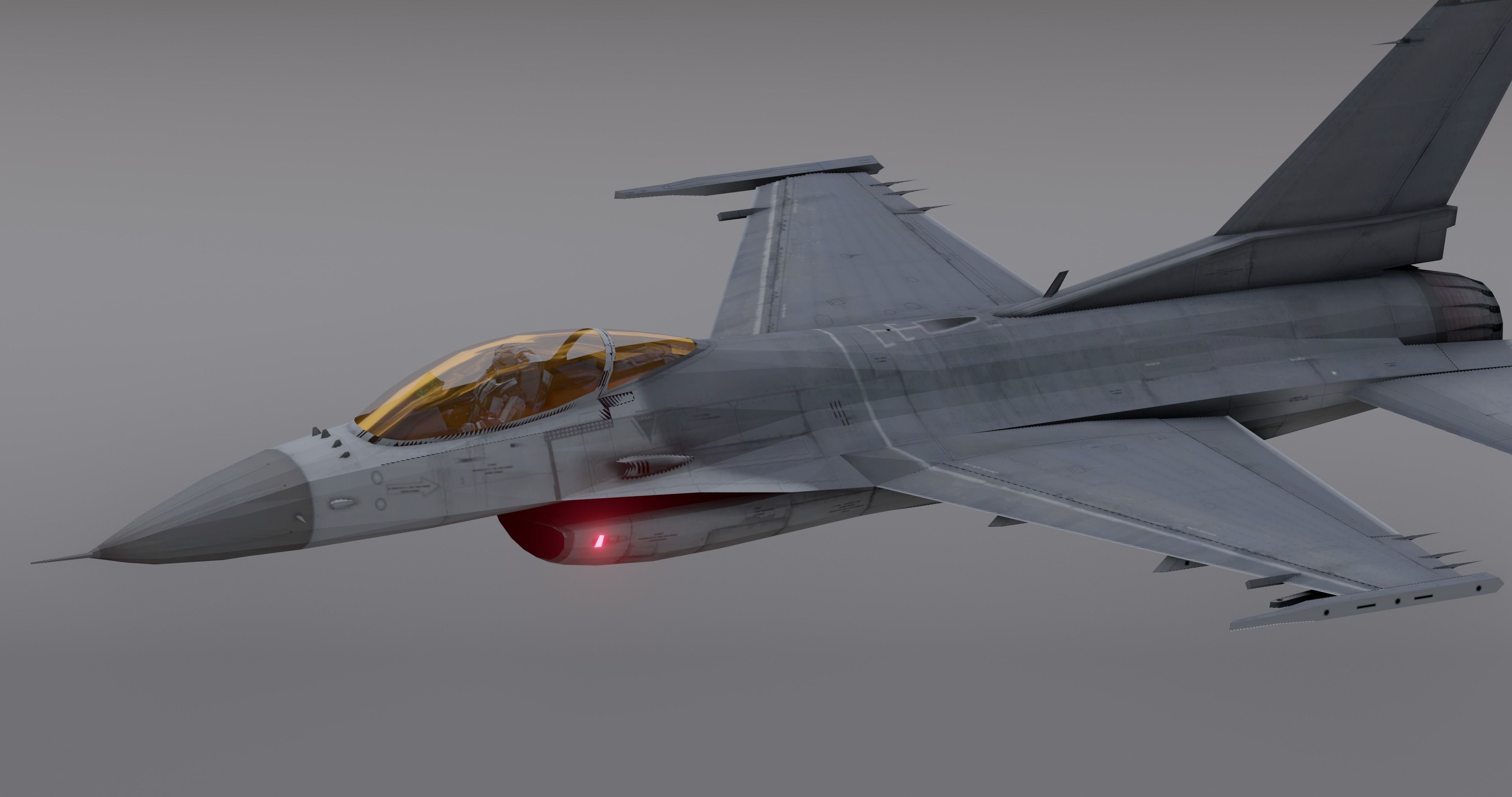 Pack Falcon Fighter Jets - 14 Aircrafts Low-poly 3D model_47