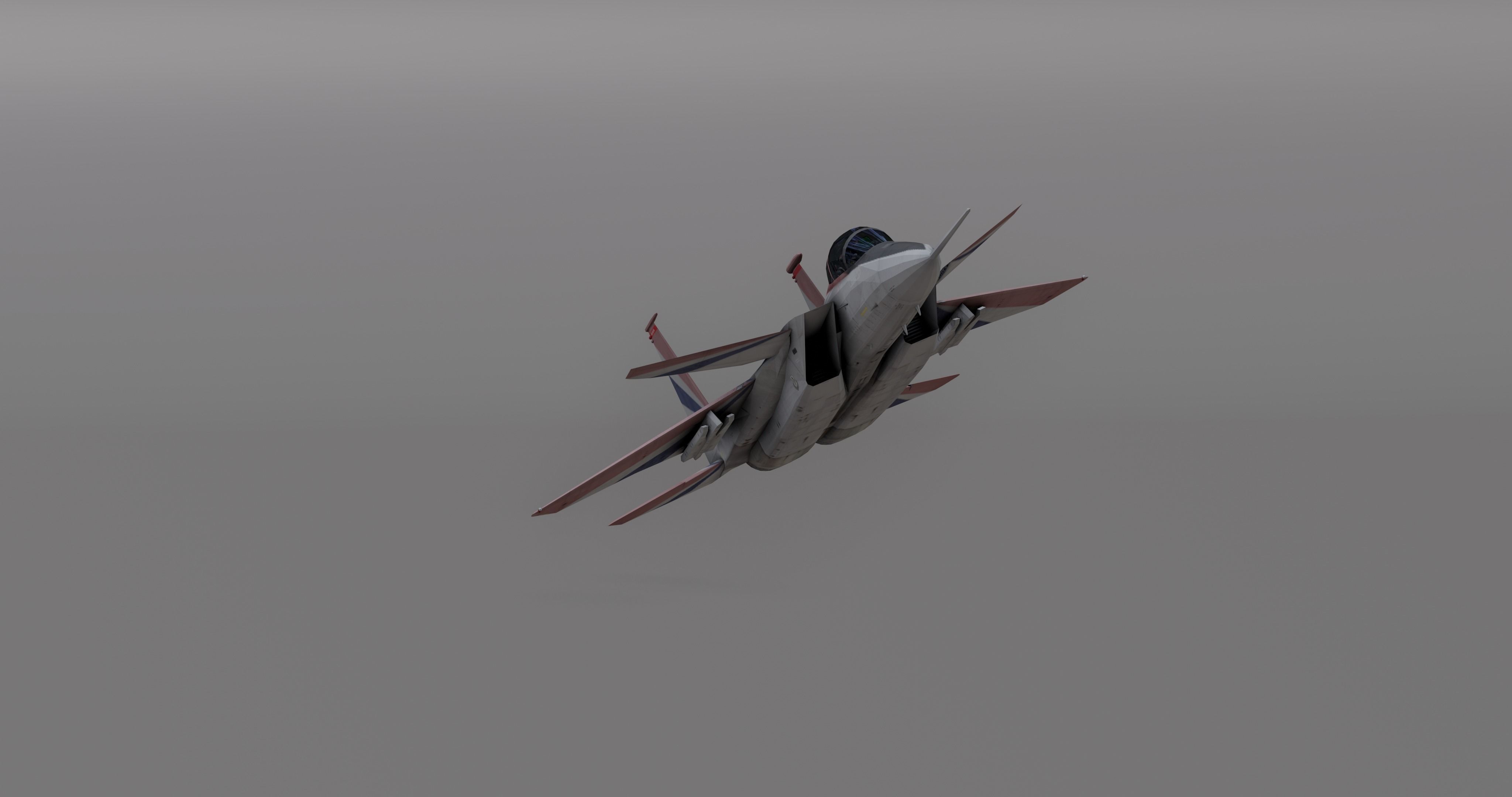 Pack Falcon Fighter Jets - 14 Aircrafts Low-poly 3D model_55