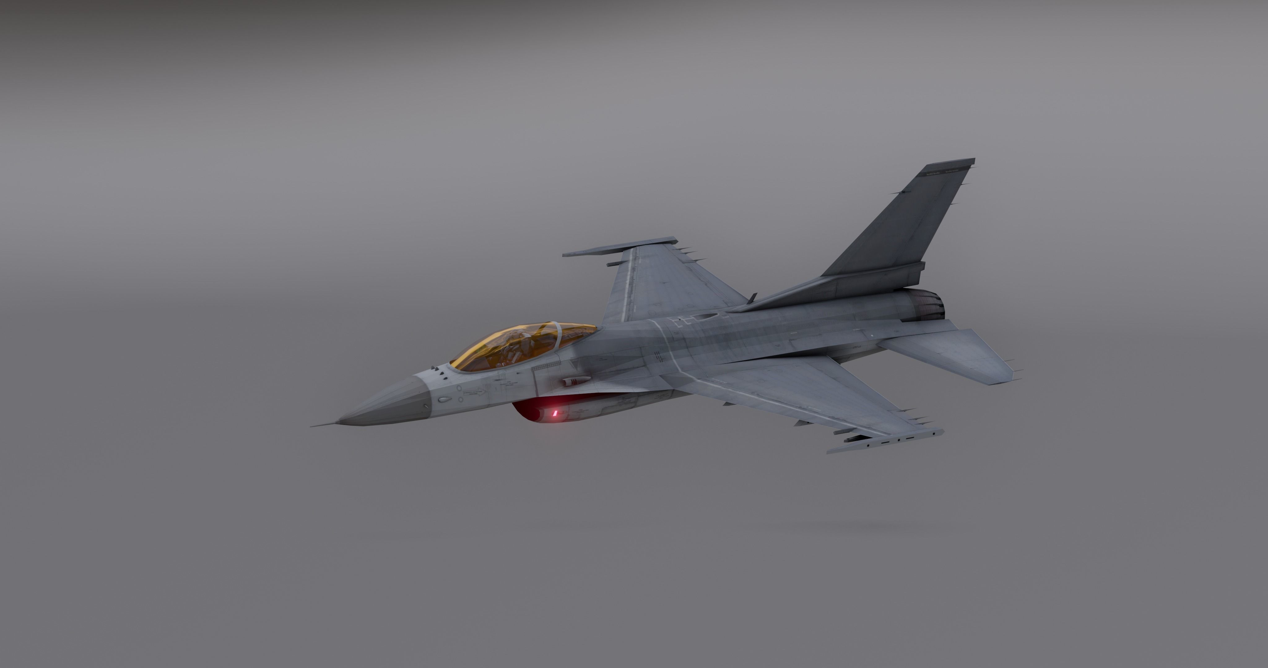 Pack Falcon Fighter Jets - 14 Aircrafts Low-poly 3D model_2