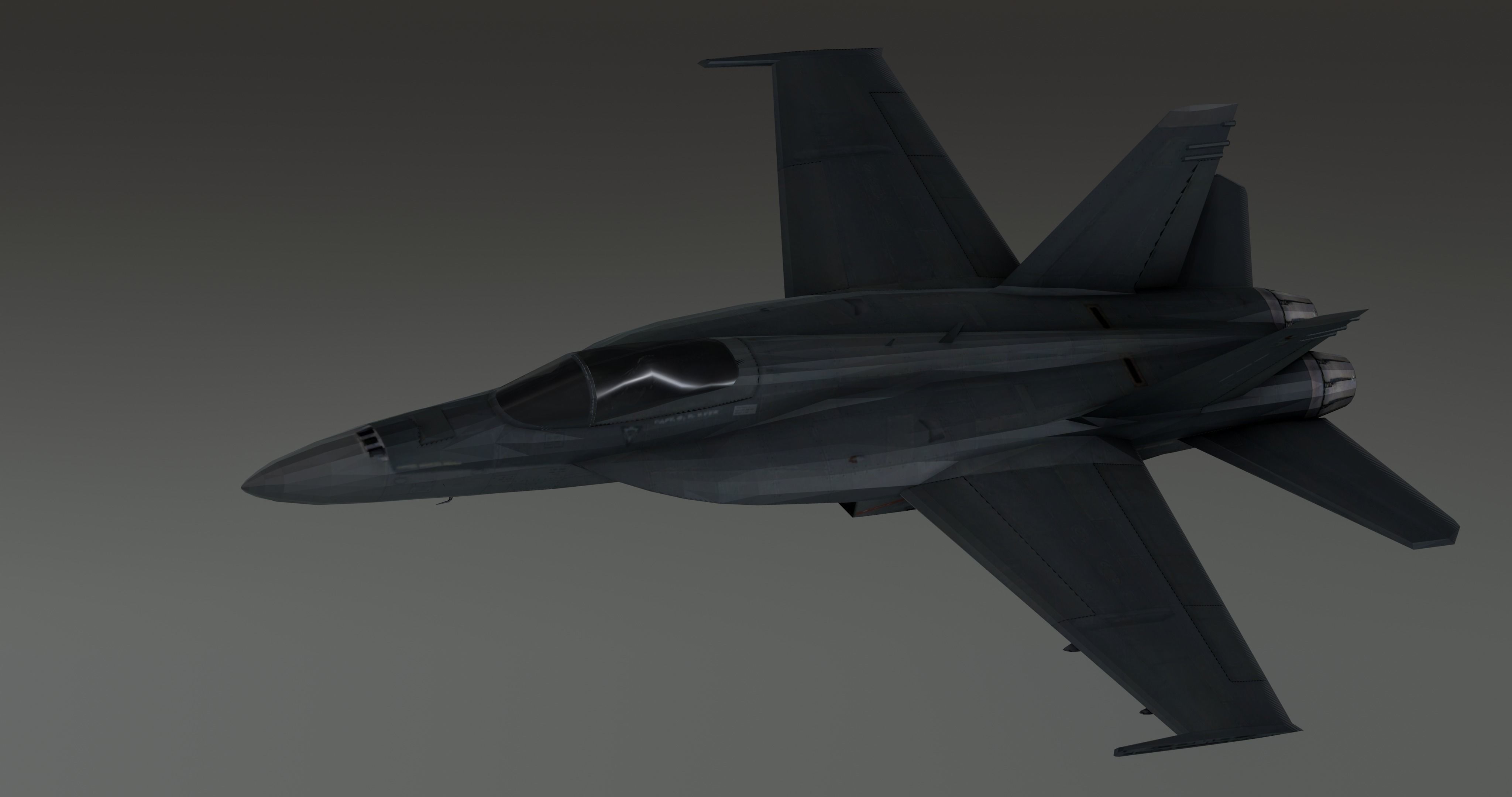 Pack Falcon Fighter Jets - 14 Aircrafts Low-poly 3D model_23