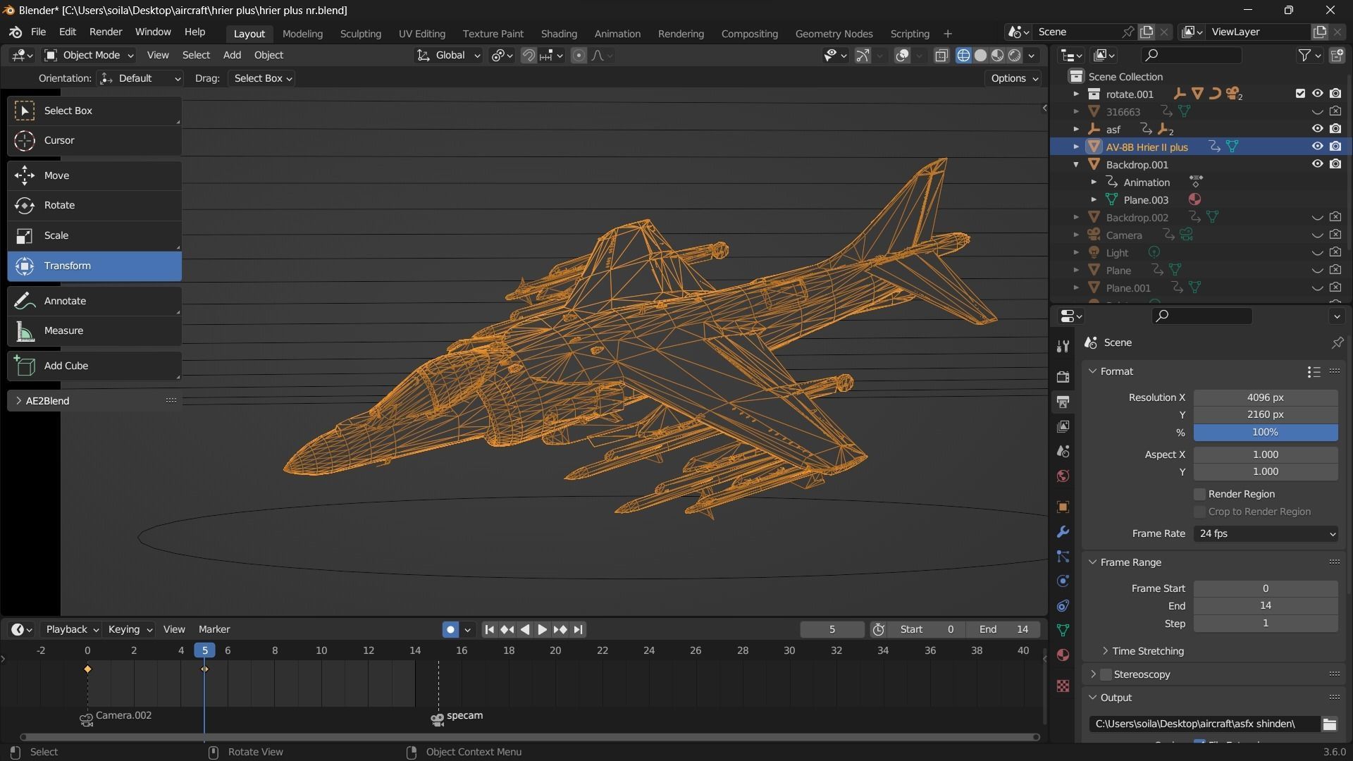 Pack Falcon Fighter Jets - 14 Aircrafts Low-poly 3D model_13