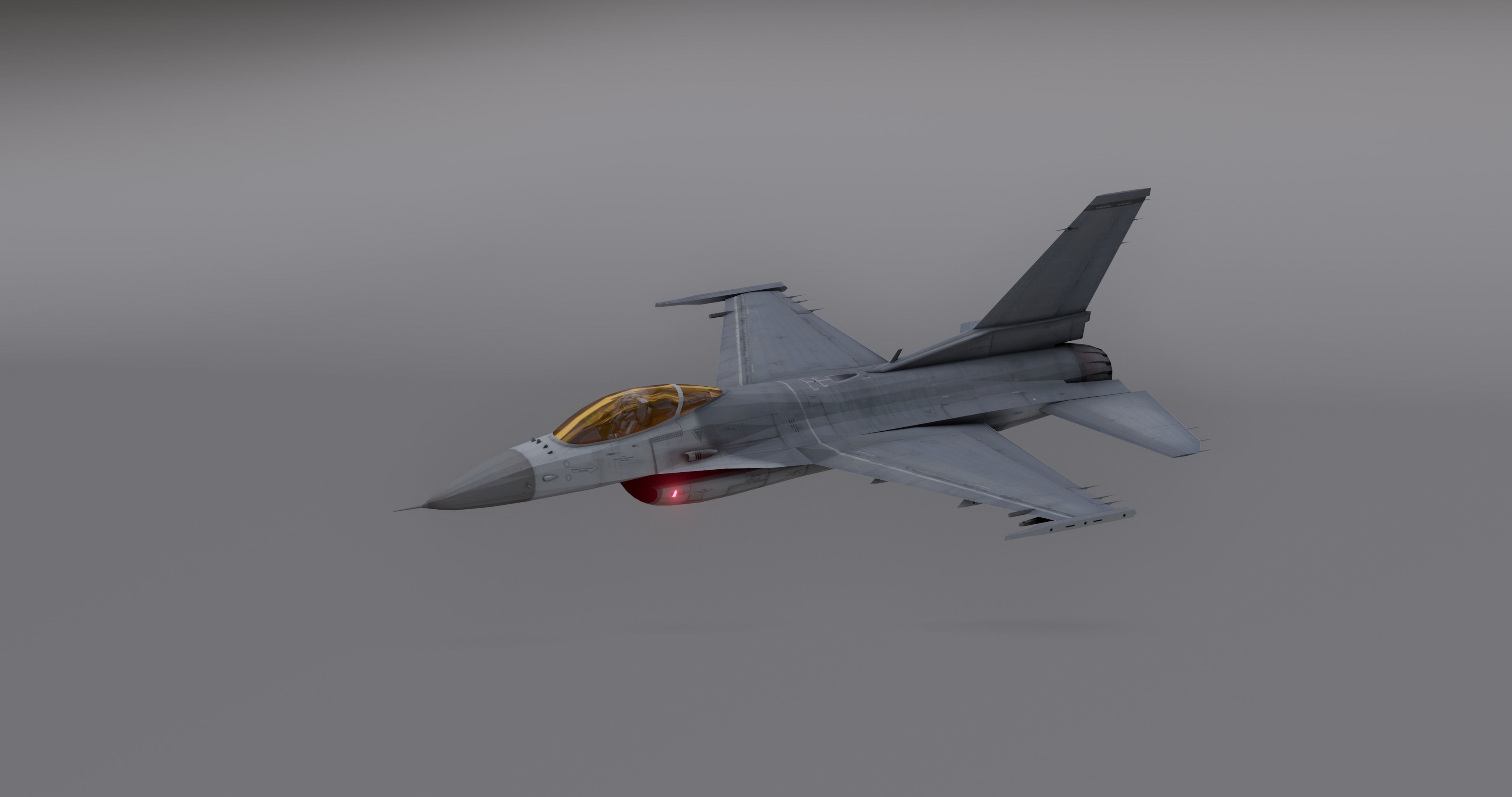 Pack Falcon Fighter Jets - 14 Aircrafts Low-poly 3D model_42