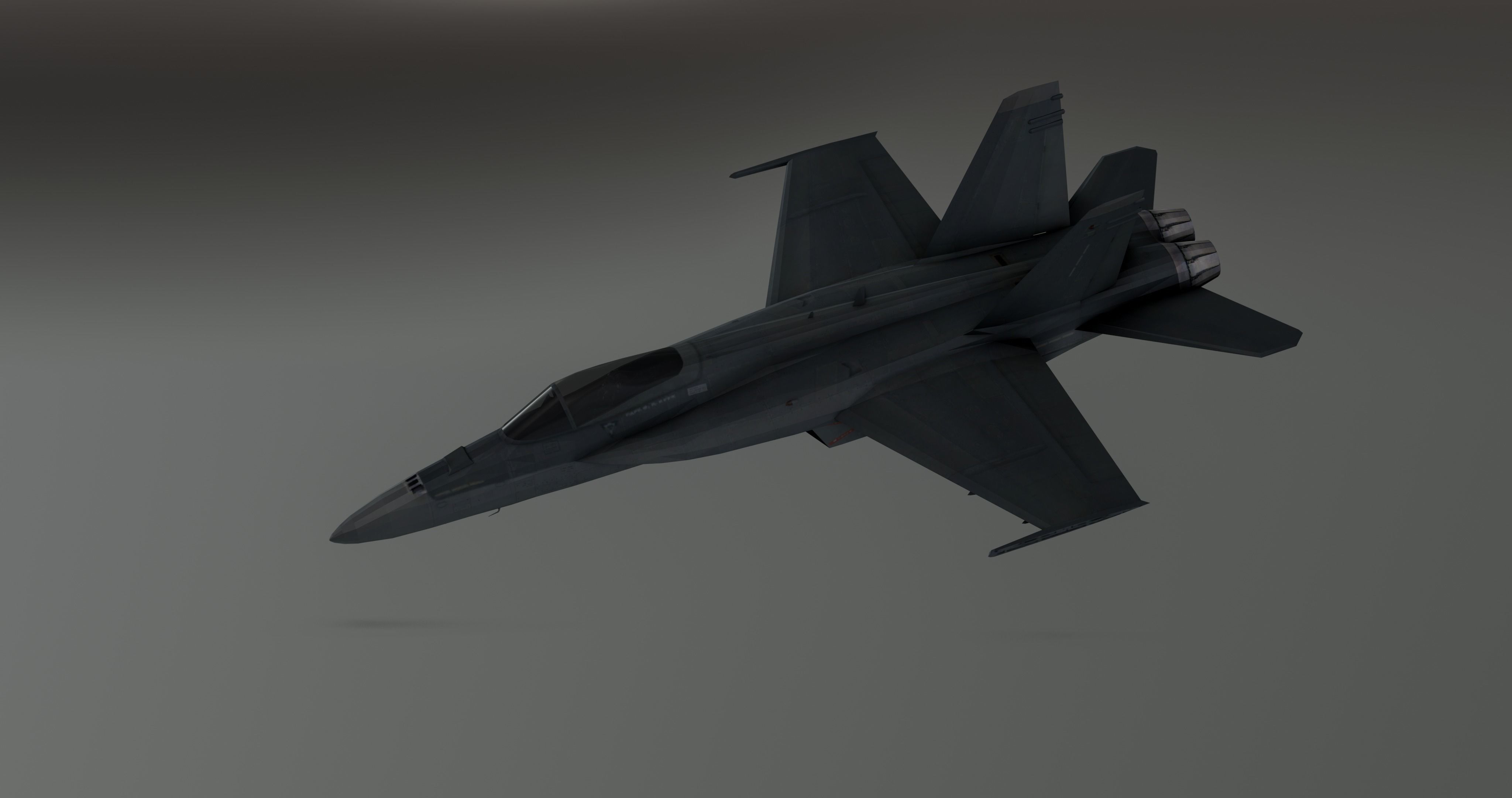 Pack Falcon Fighter Jets - 14 Aircrafts Low-poly 3D model_24