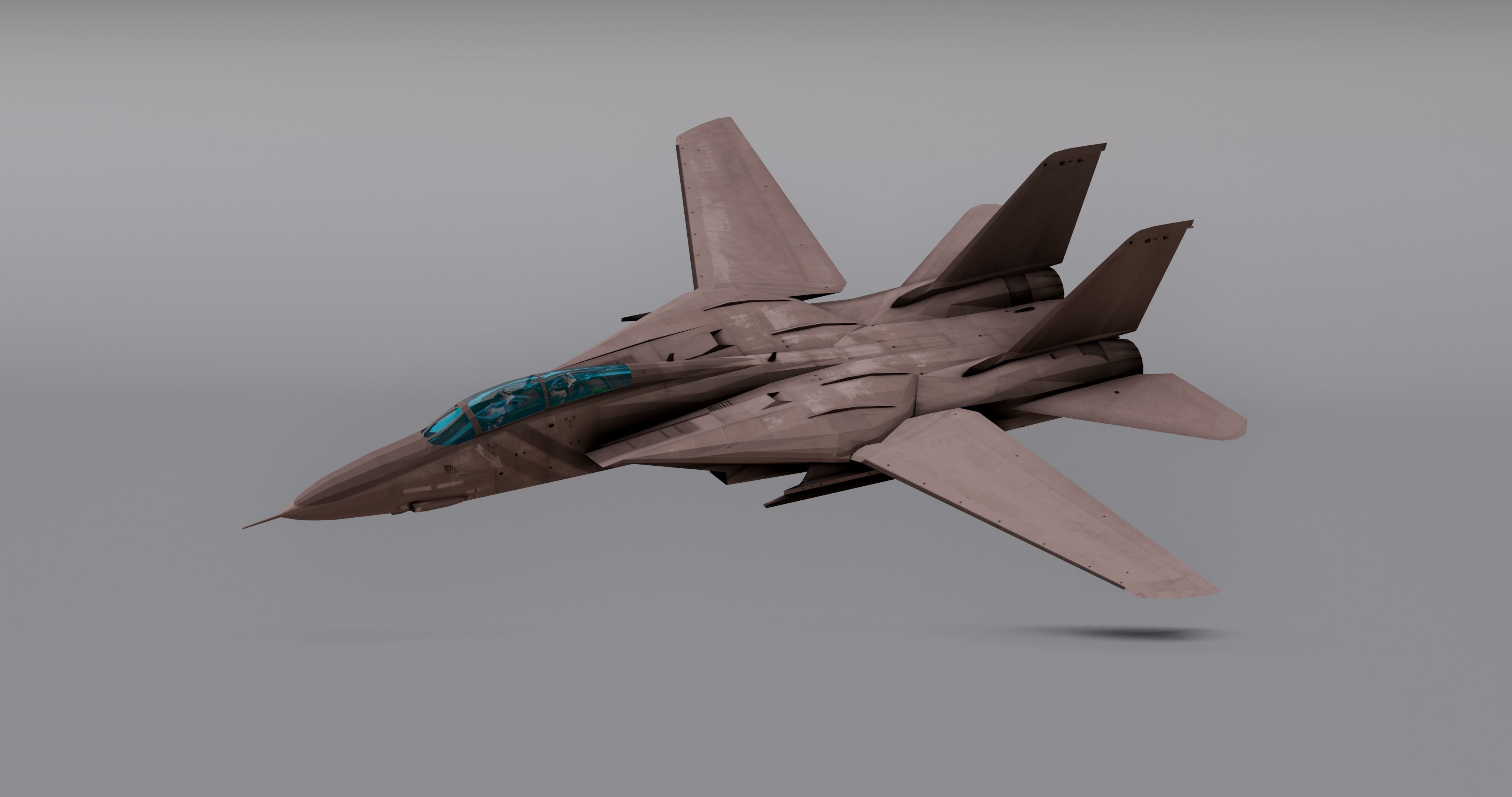 Pack Falcon Fighter Jets - 14 Aircrafts Low-poly 3D model_75
