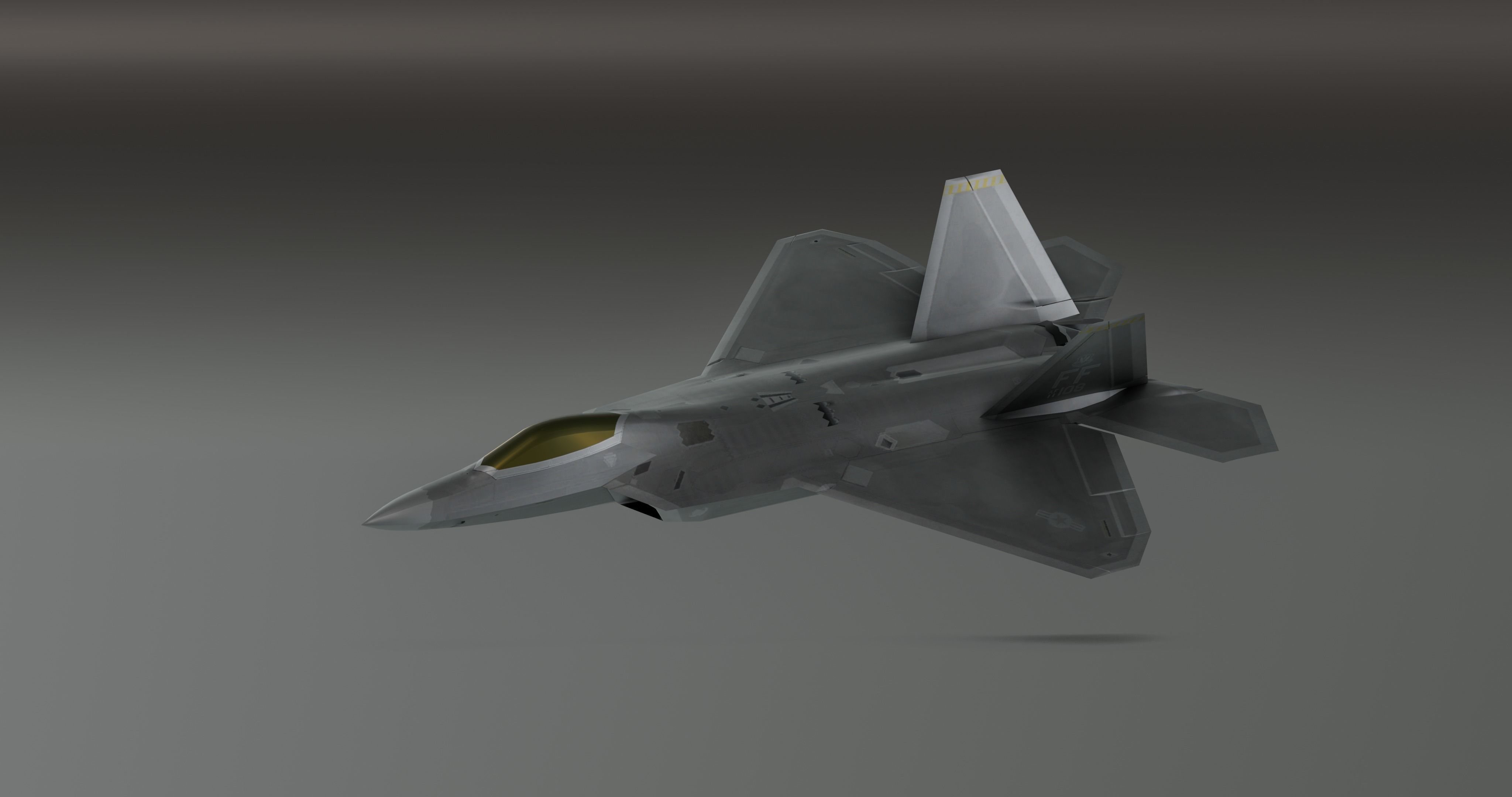 Pack Falcon Fighter Jets - 14 Aircrafts Low-poly 3D model_3
