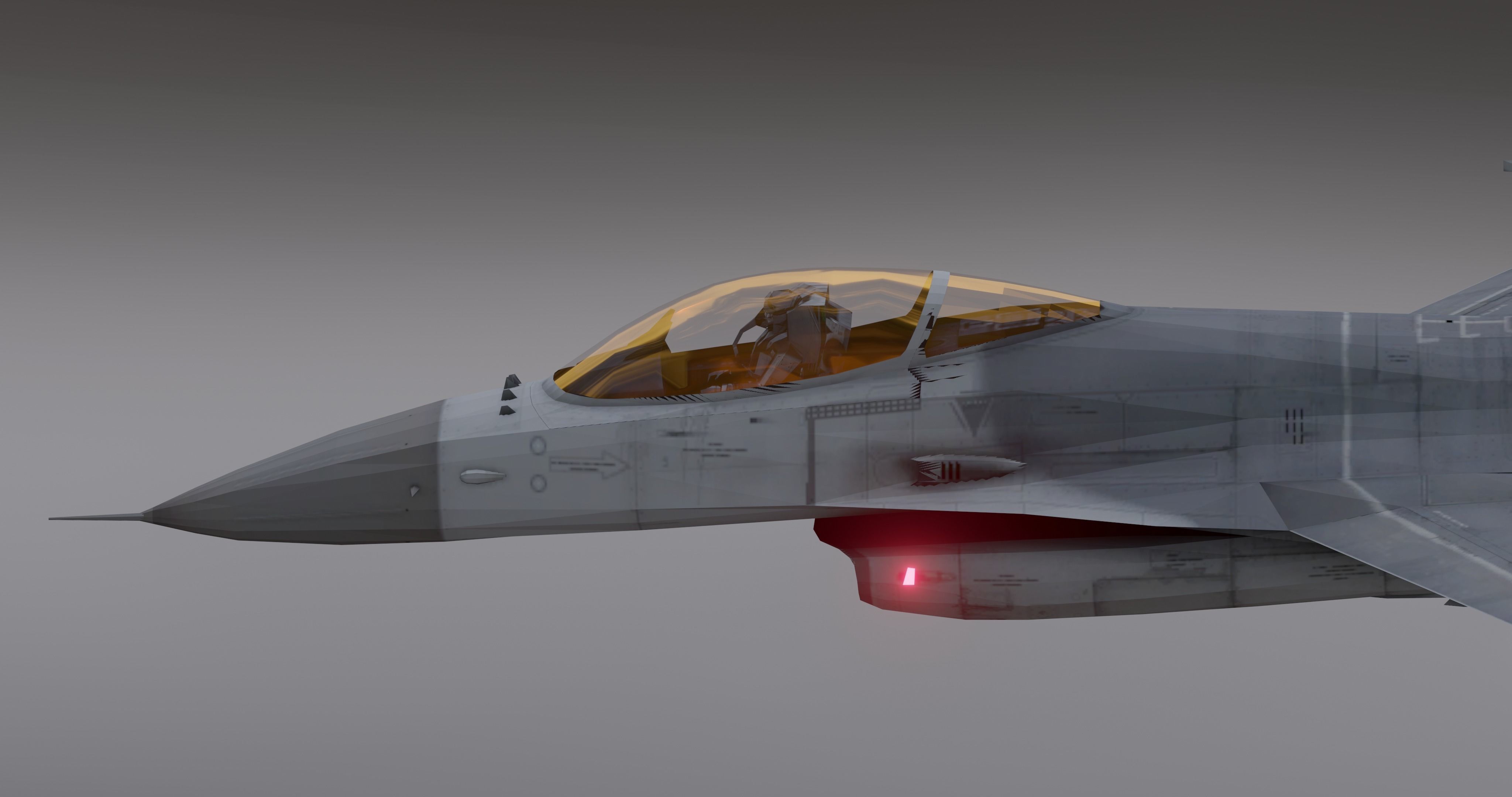 Pack Falcon Fighter Jets - 14 Aircrafts Low-poly 3D model_41