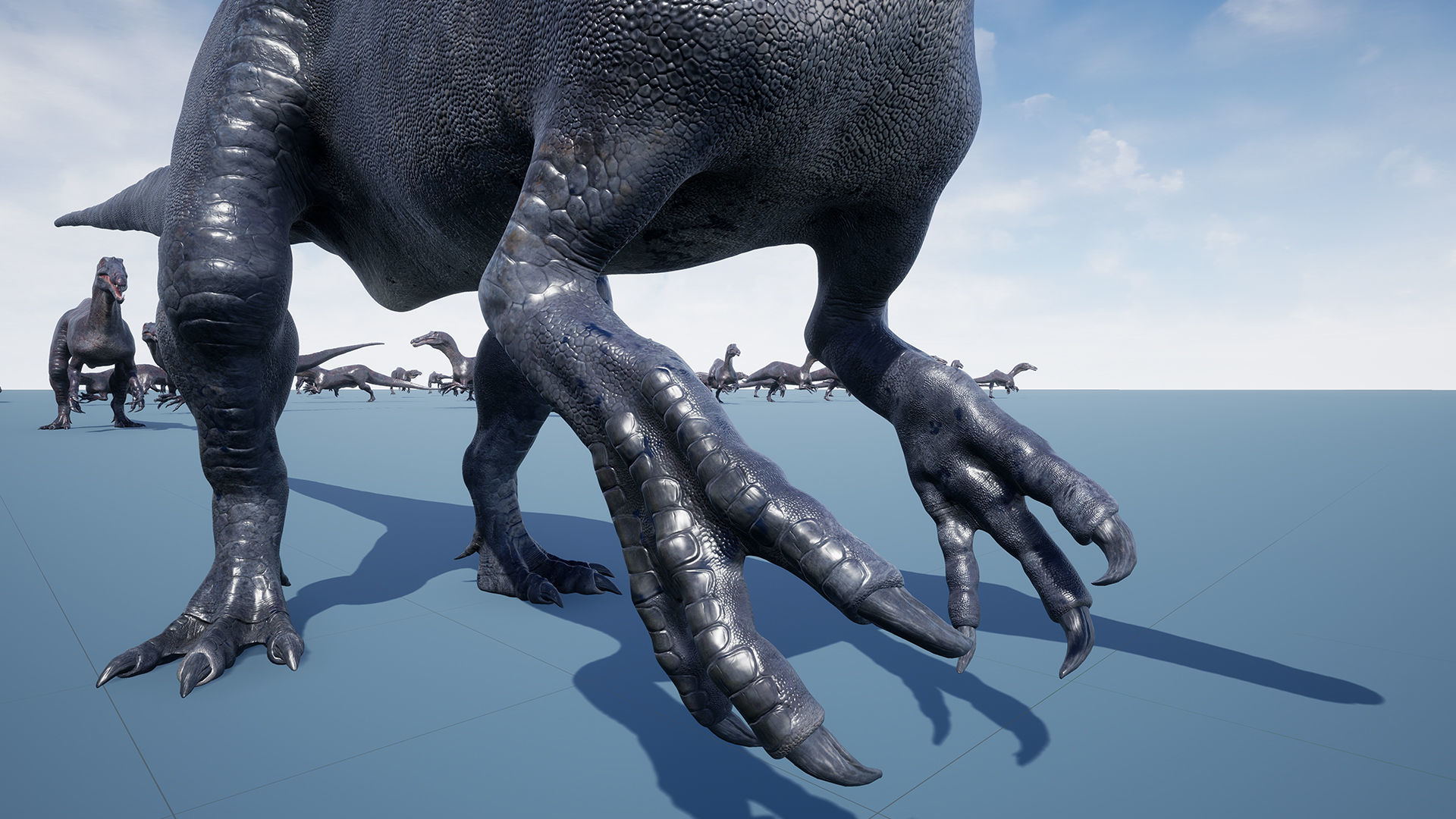 Dinosaur Suchomimus Tenerensis Unreal Engine and Unity Project Low-poly 3D model_13