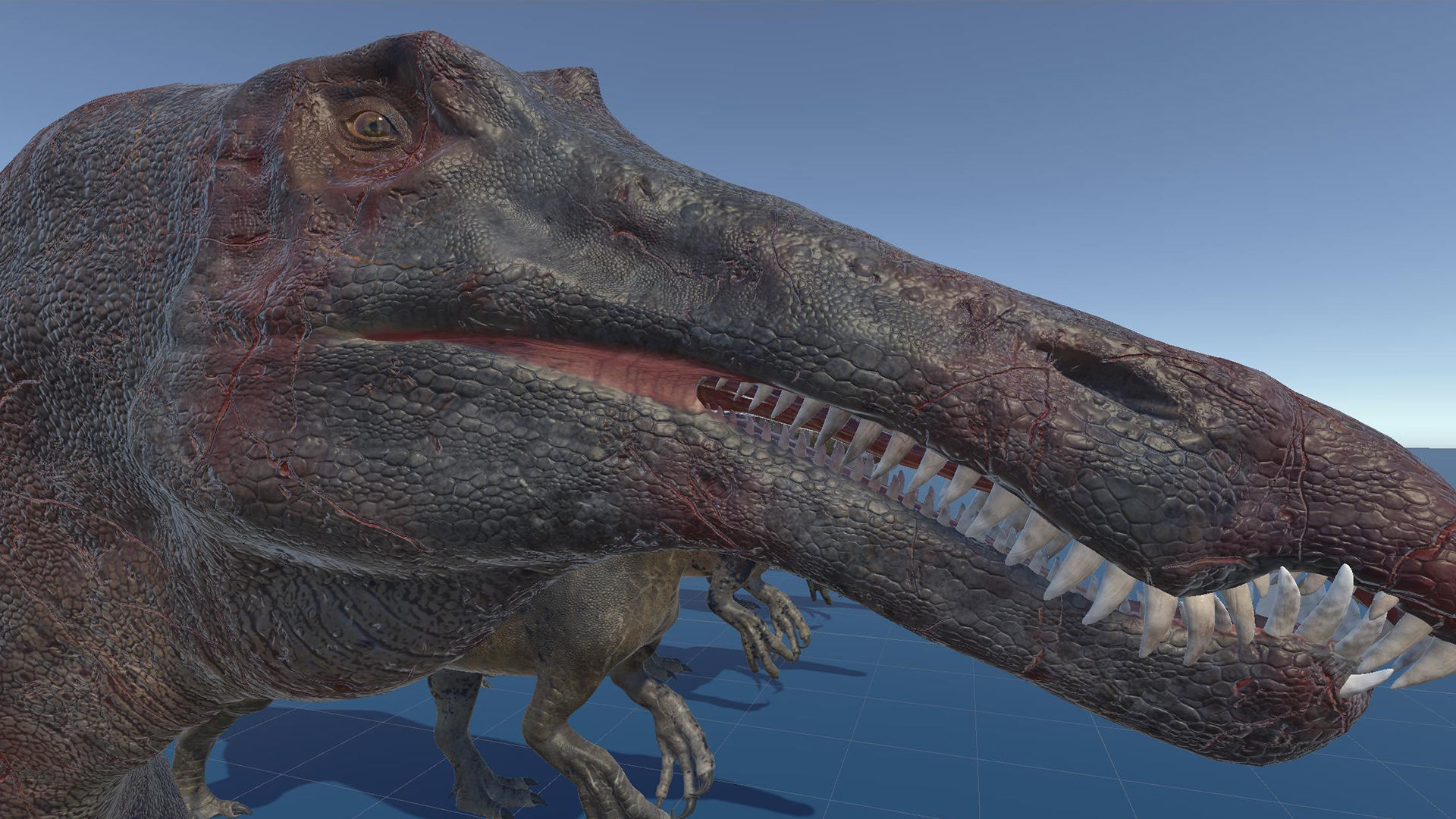 Dinosaur Suchomimus Tenerensis Unreal Engine and Unity Project Low-poly 3D model_23