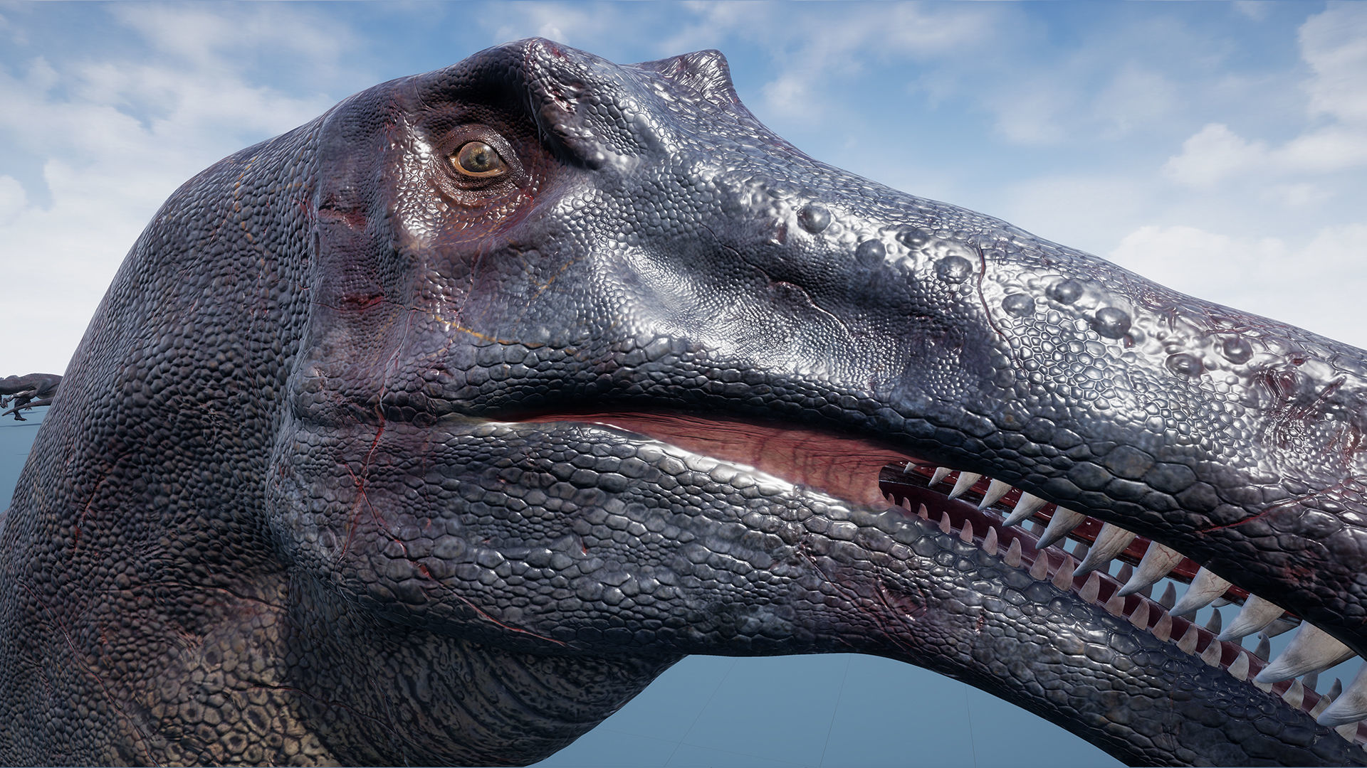 Dinosaur Suchomimus Tenerensis Unreal Engine and Unity Project Low-poly 3D model_10