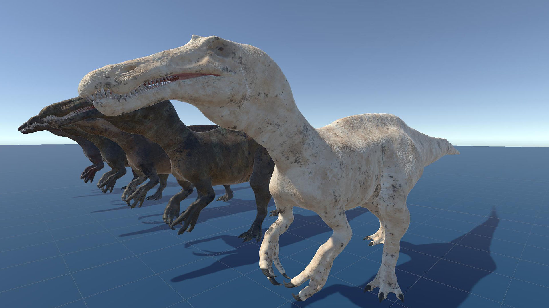 Dinosaur Suchomimus Tenerensis Unreal Engine and Unity Project Low-poly 3D model_24