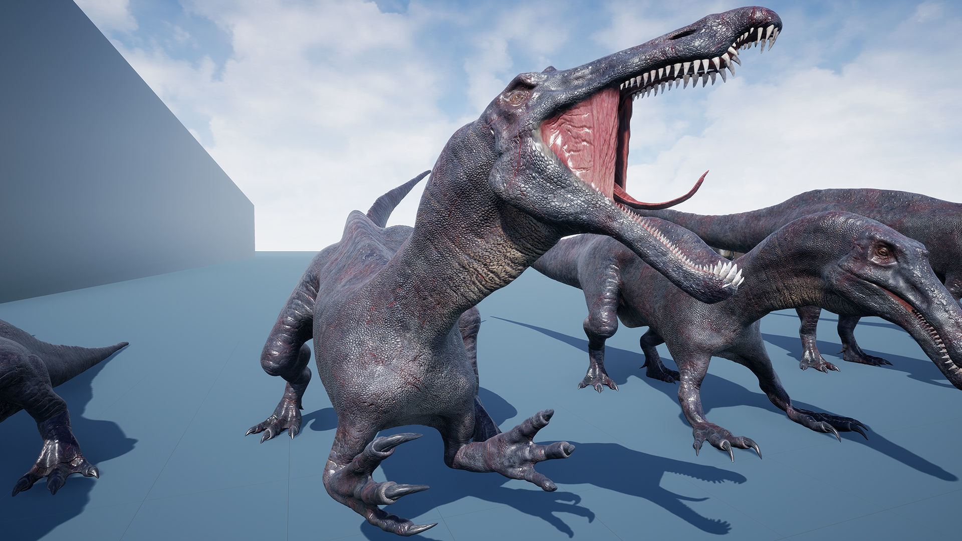 Dinosaur Suchomimus Tenerensis Unreal Engine and Unity Project Low-poly 3D model_17