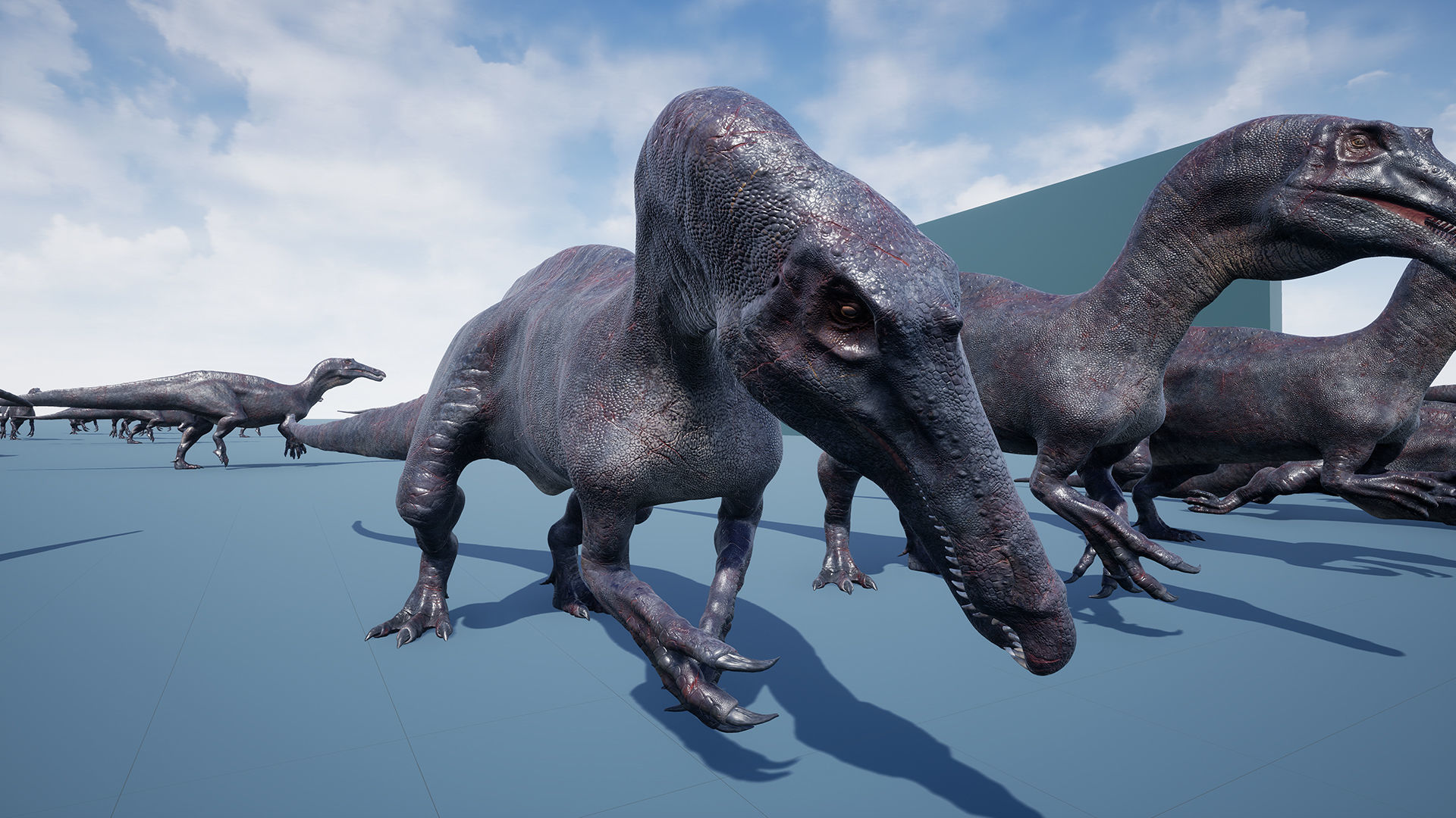 Dinosaur Suchomimus Tenerensis Unreal Engine and Unity Project Low-poly 3D model_21