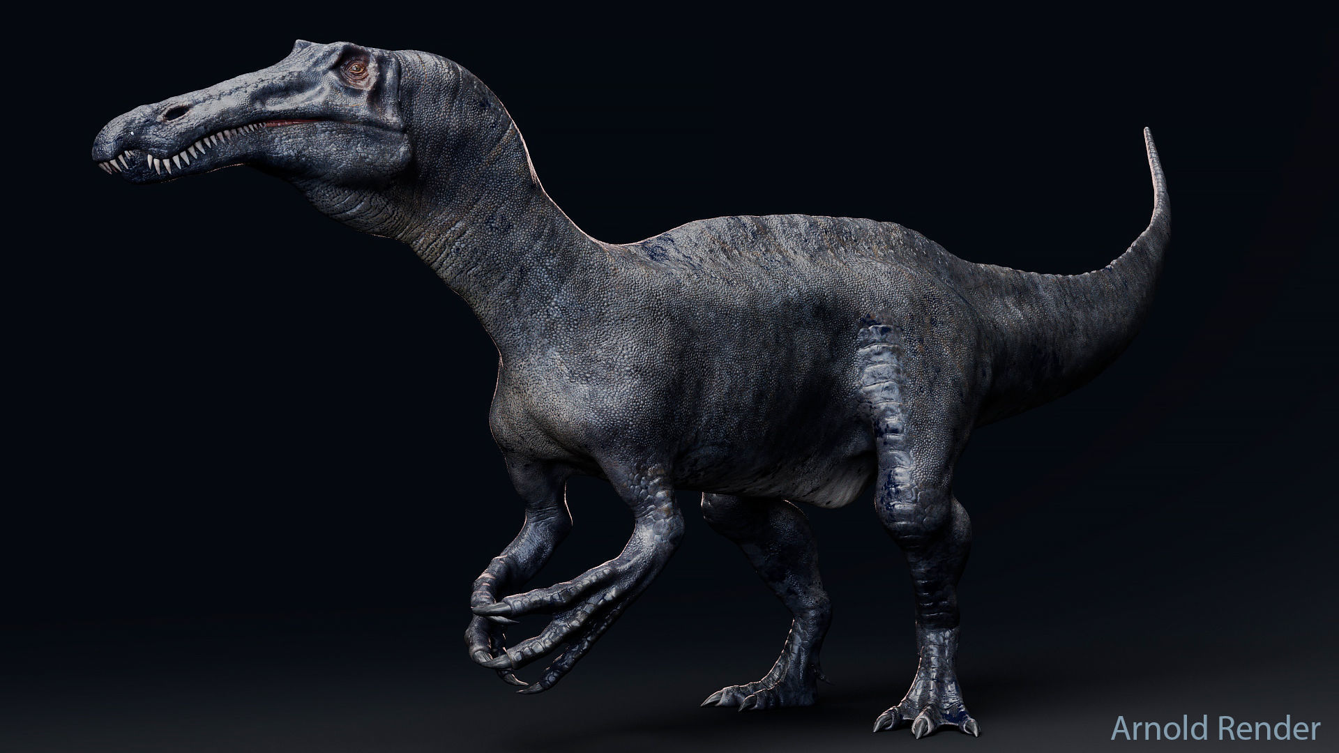 Dinosaur Suchomimus Tenerensis Unreal Engine and Unity Project Low-poly 3D model_5