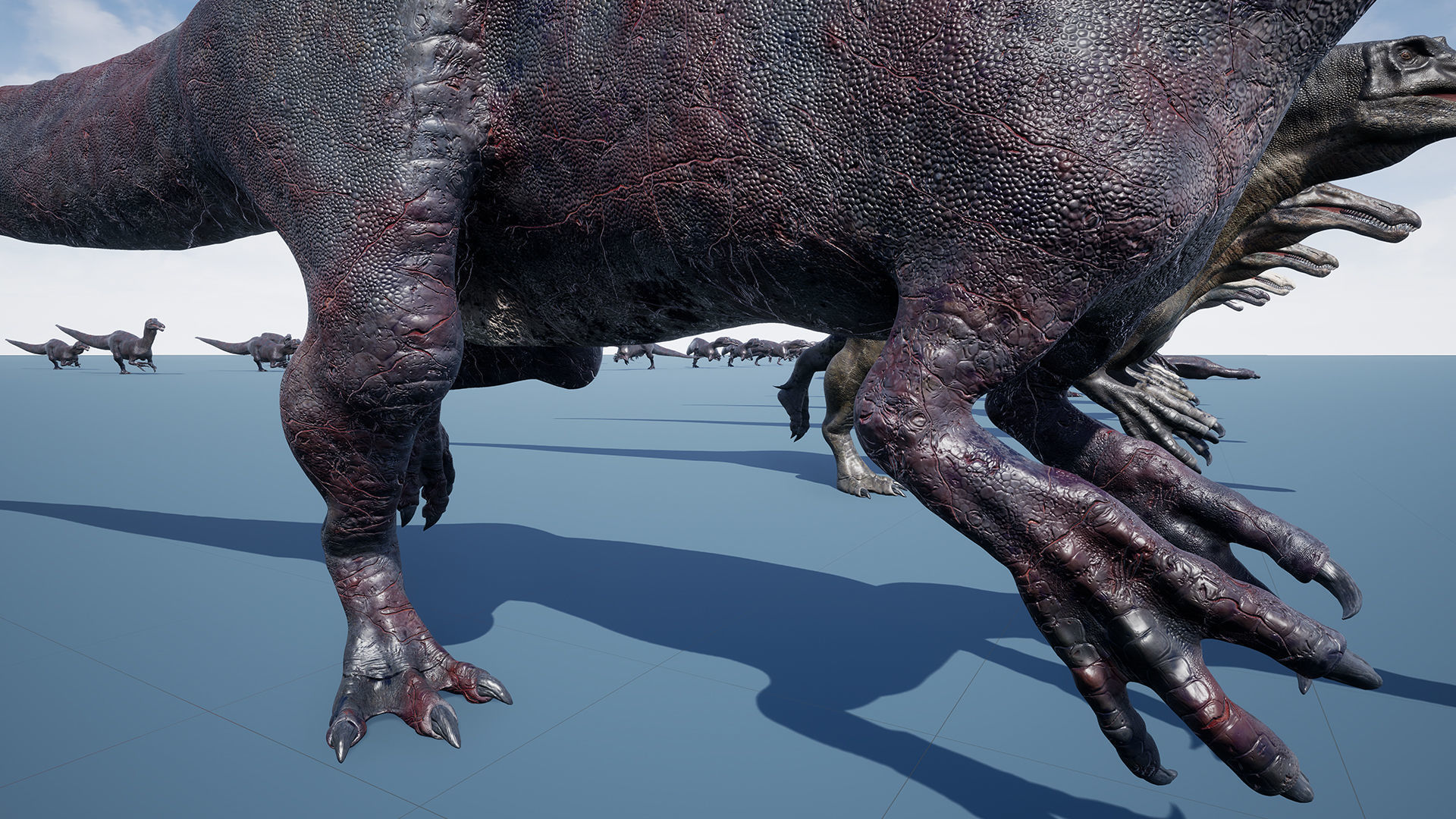 Dinosaur Suchomimus Tenerensis Unreal Engine and Unity Project Low-poly 3D model_14