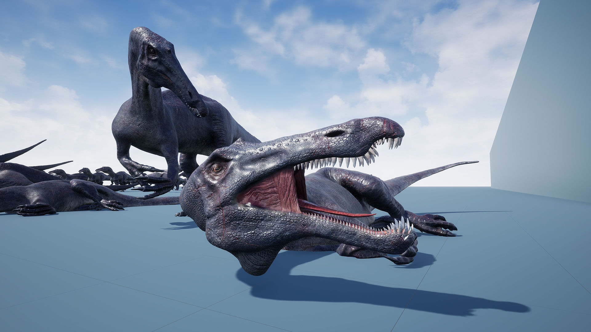 Dinosaur Suchomimus Tenerensis Unreal Engine and Unity Project Low-poly 3D model_19