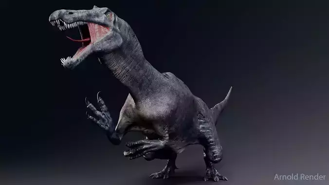 Suchomimus Tenerensis Unreal Engine and Unity Project Low-poly 3D model