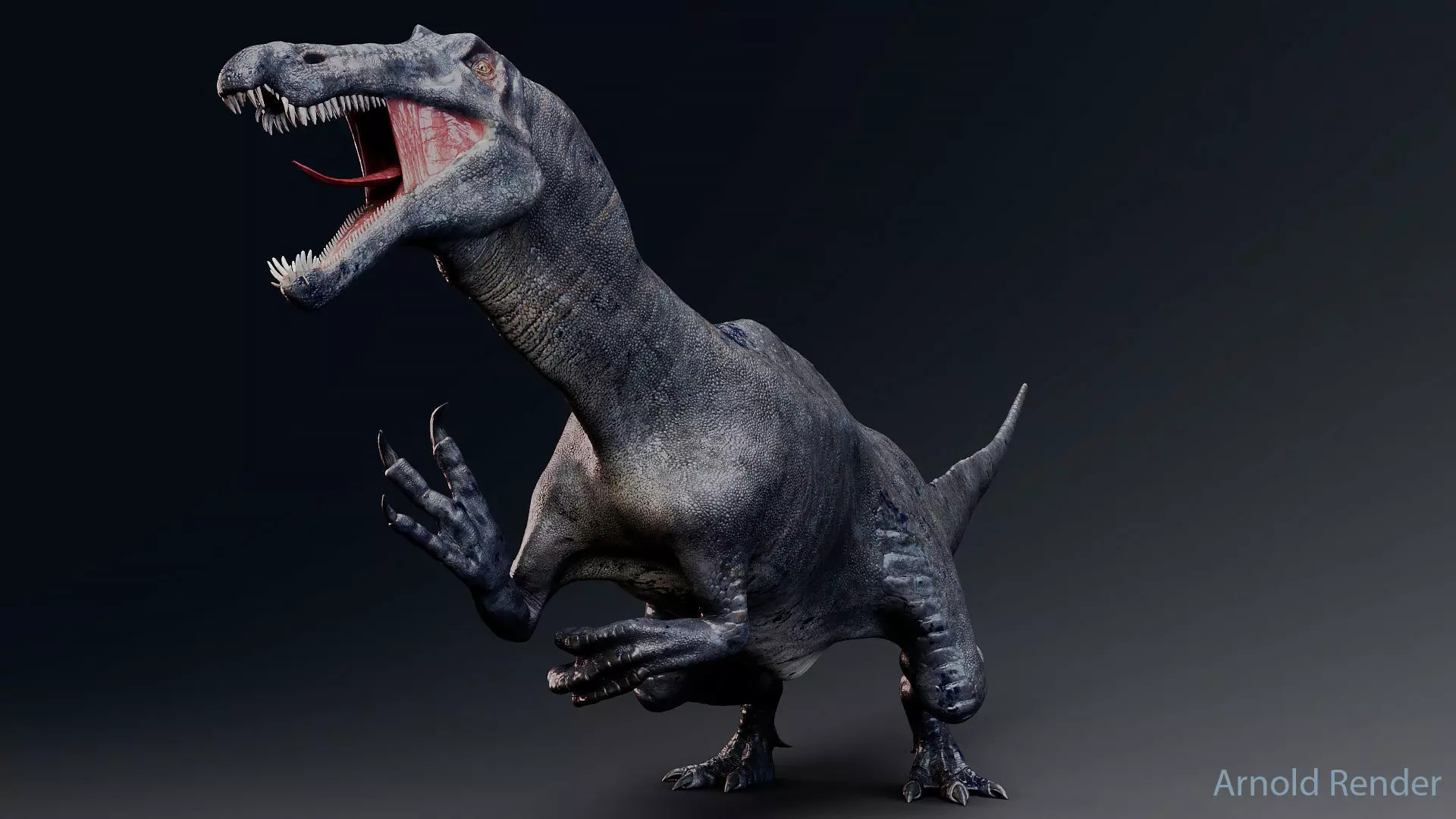 Dinosaur Suchomimus Tenerensis Unreal Engine and Unity Project Low-poly 3D model_0