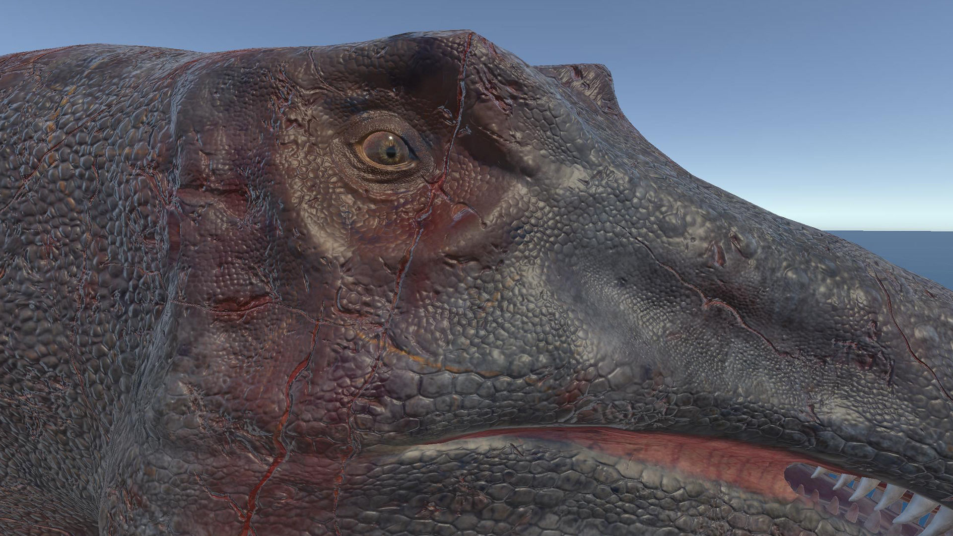 Dinosaur Suchomimus Tenerensis Unreal Engine and Unity Project Low-poly 3D model_32