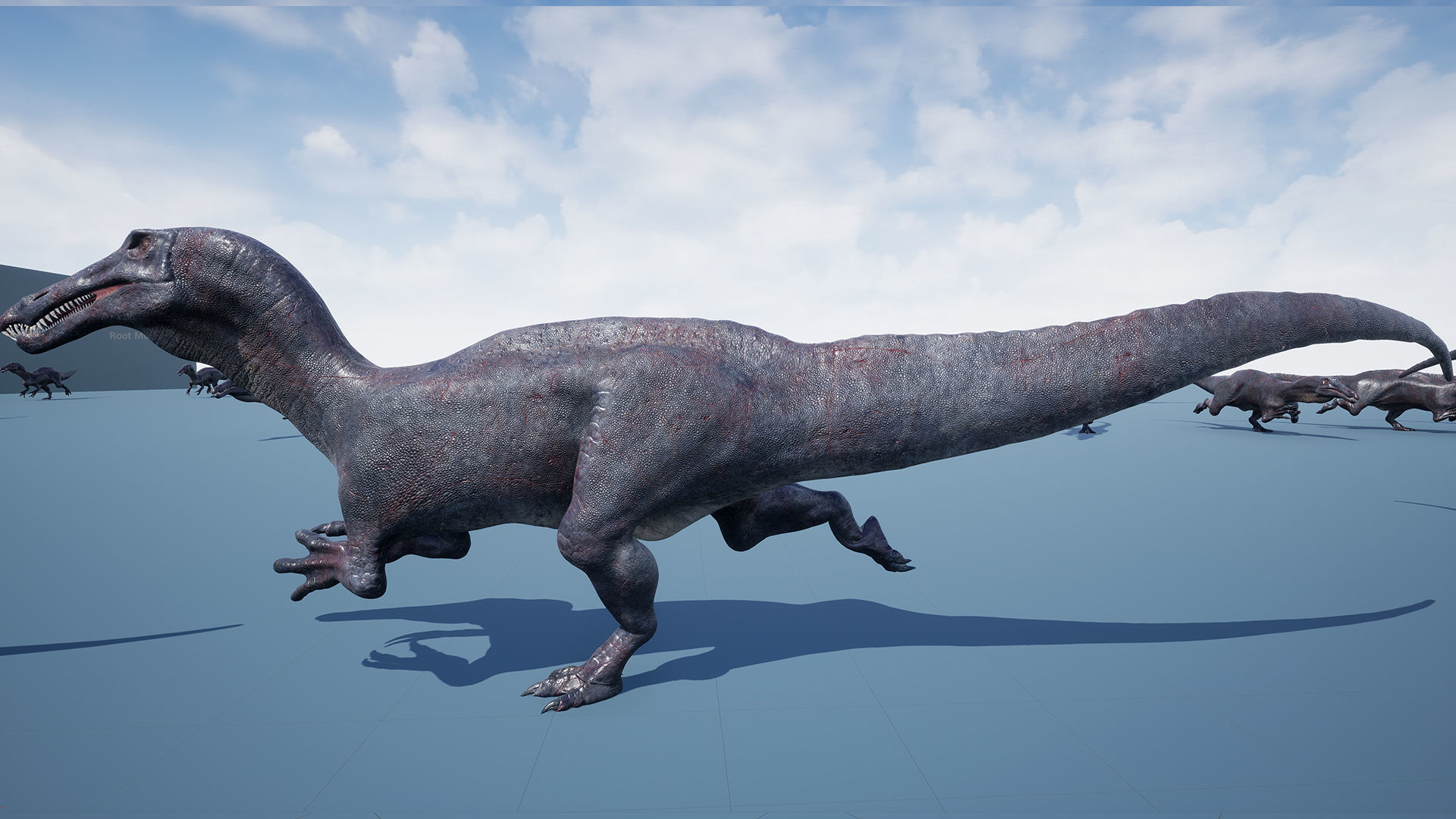Dinosaur Suchomimus Tenerensis Unreal Engine and Unity Project Low-poly 3D model_9