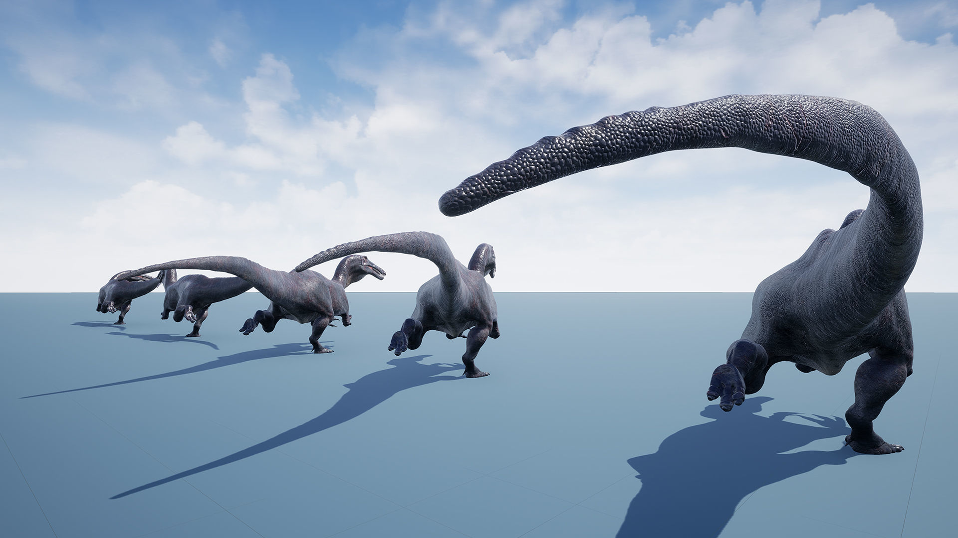 Dinosaur Suchomimus Tenerensis Unreal Engine and Unity Project Low-poly 3D model_11