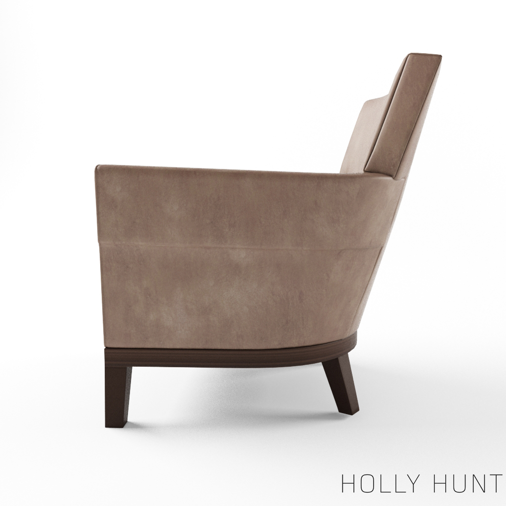 Holly hunt jockey club chair 3D model CGTrader