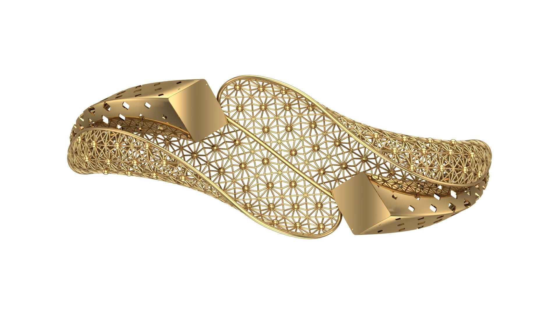 NEW COLLECTION BRACELEST and RING-BK02 3D print model_3